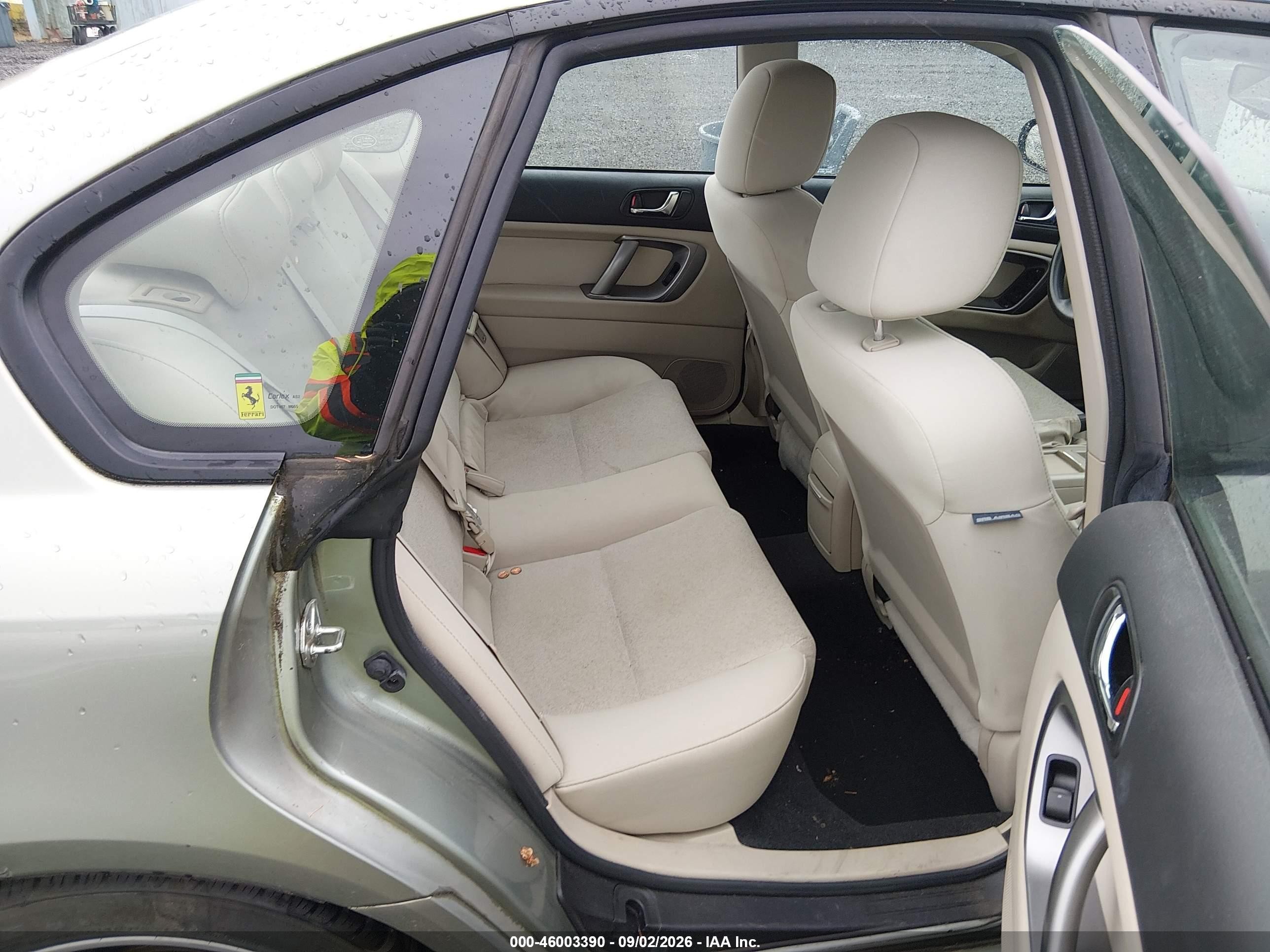 2009 Subaru Legacy 2.5i Серебряный vin: 4S3BL616X97236665