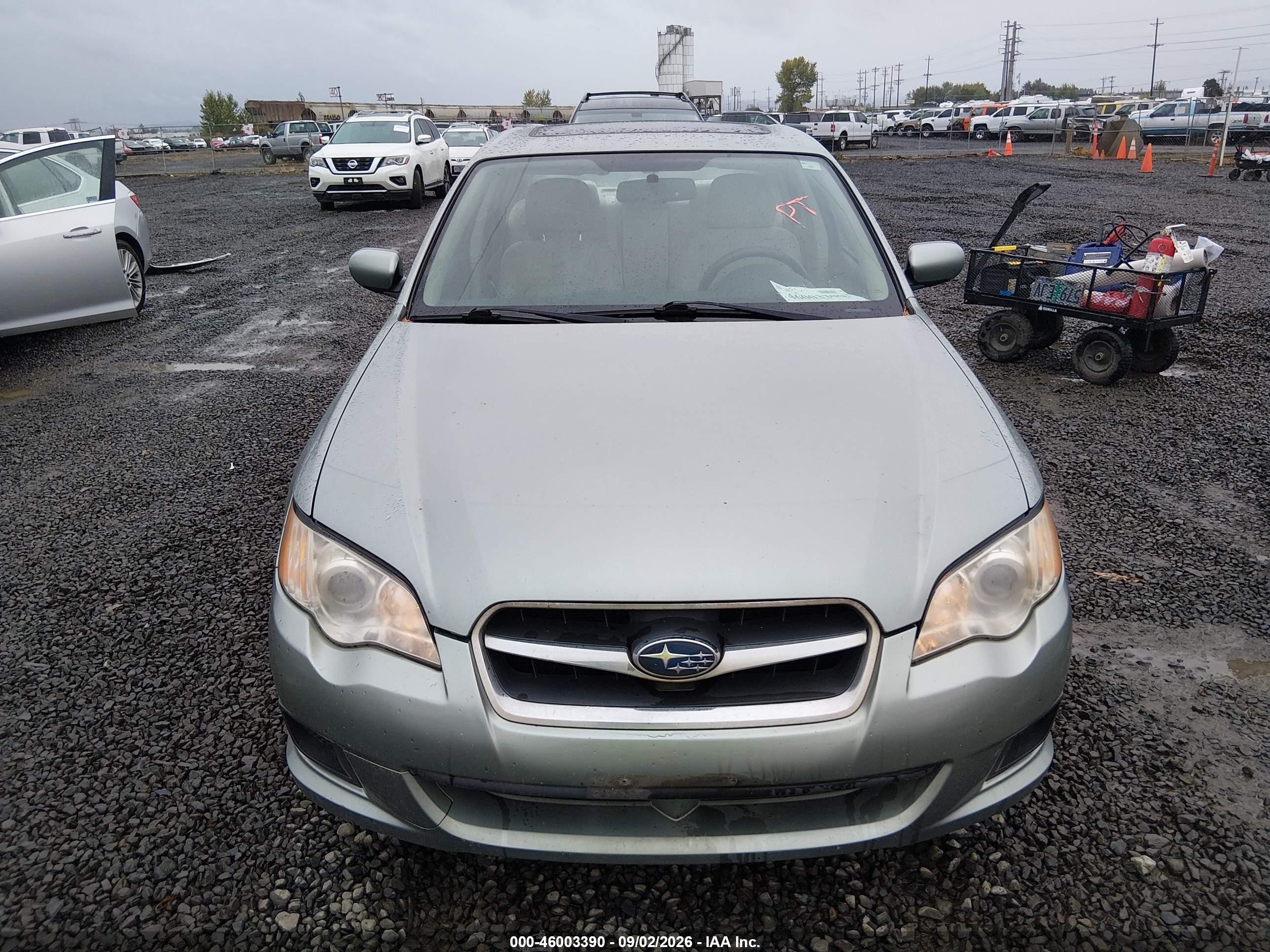 2009 Subaru Legacy 2.5i Серебряный vin: 4S3BL616X97236665