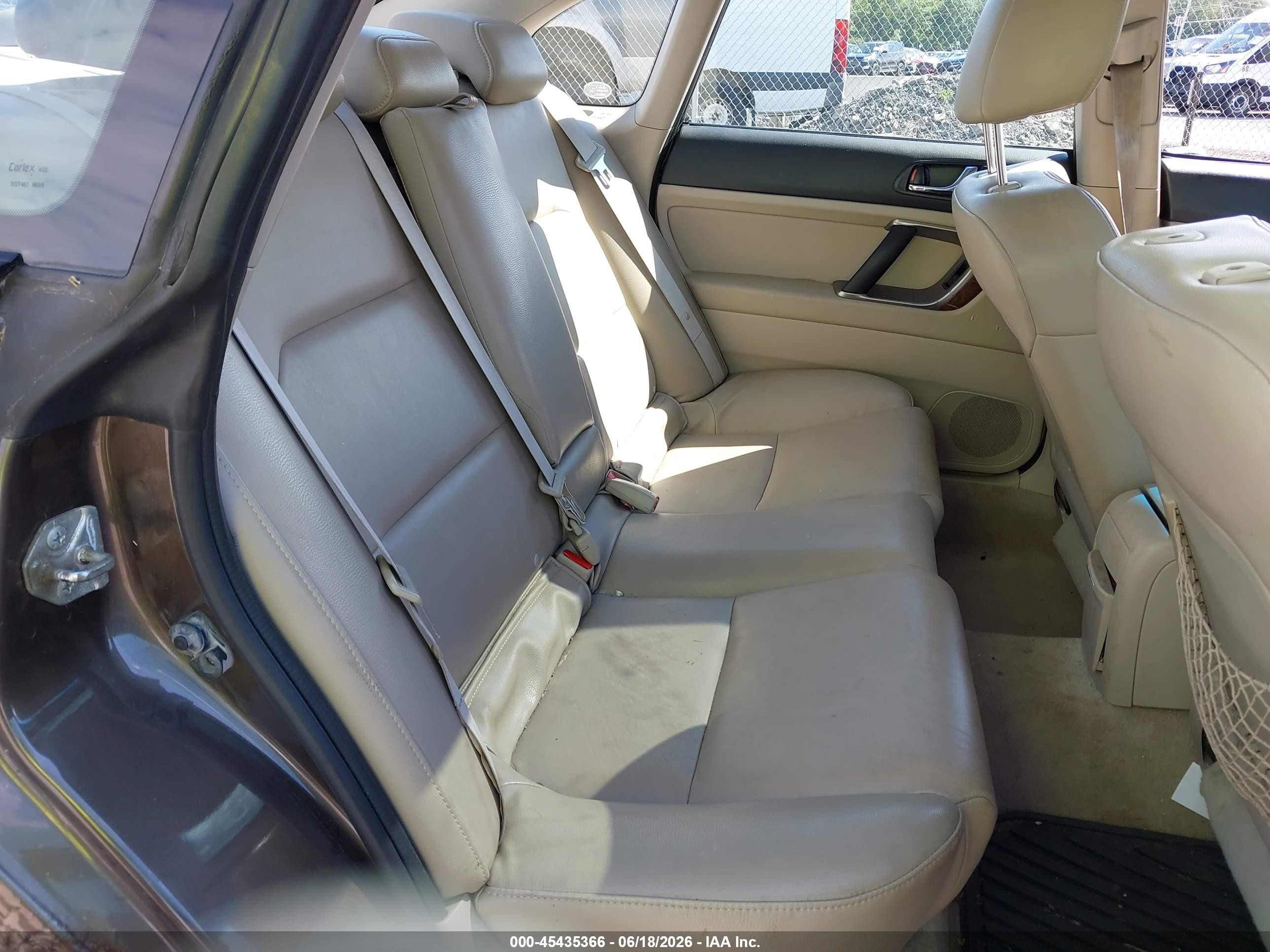 2008 Subaru Legacy (natl) Ltd/ltd W/vdc Brown vin: 4S3BL626087210086