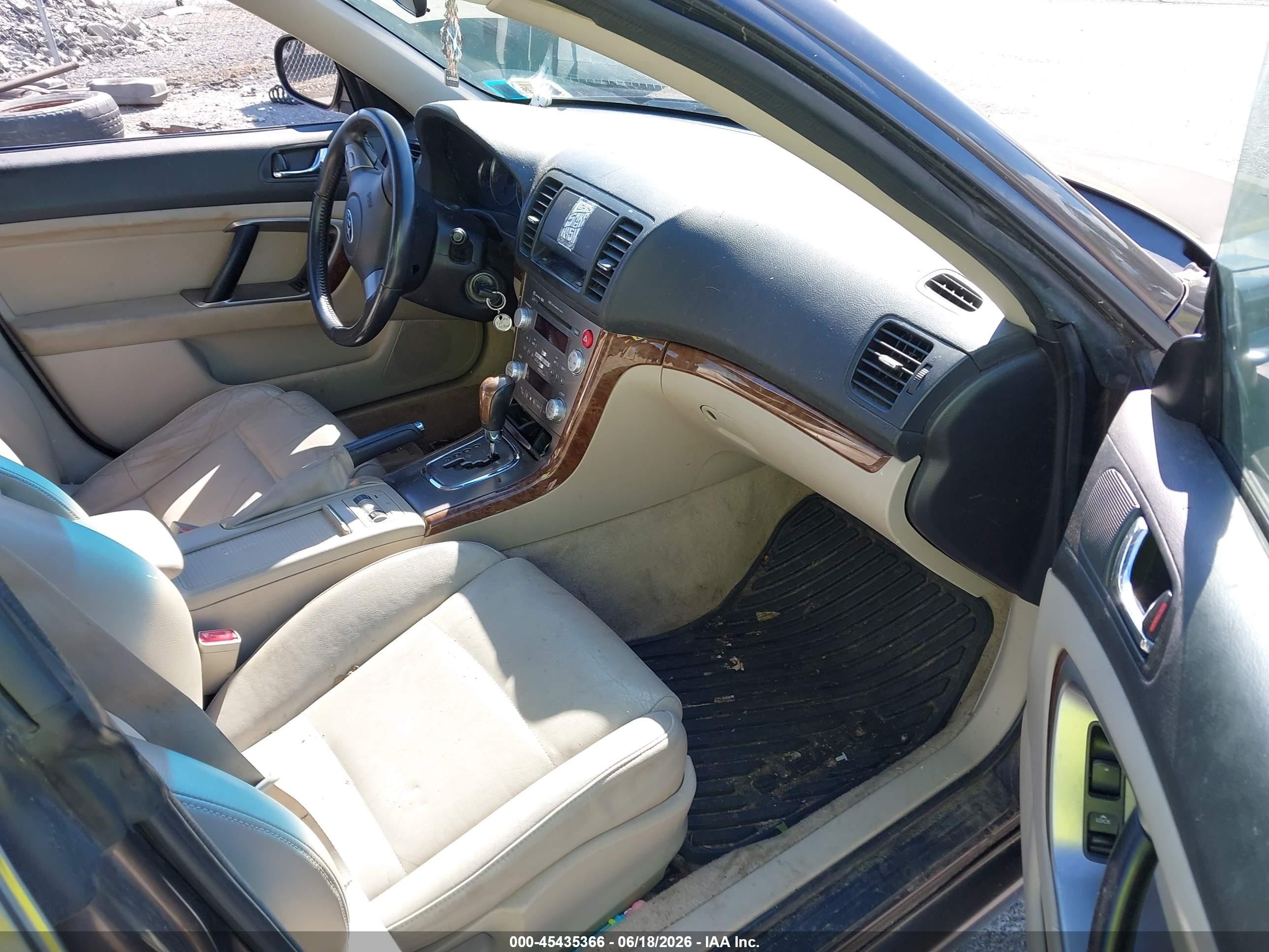 2008 Subaru Legacy (natl) Ltd/ltd W/vdc Brown vin: 4S3BL626087210086