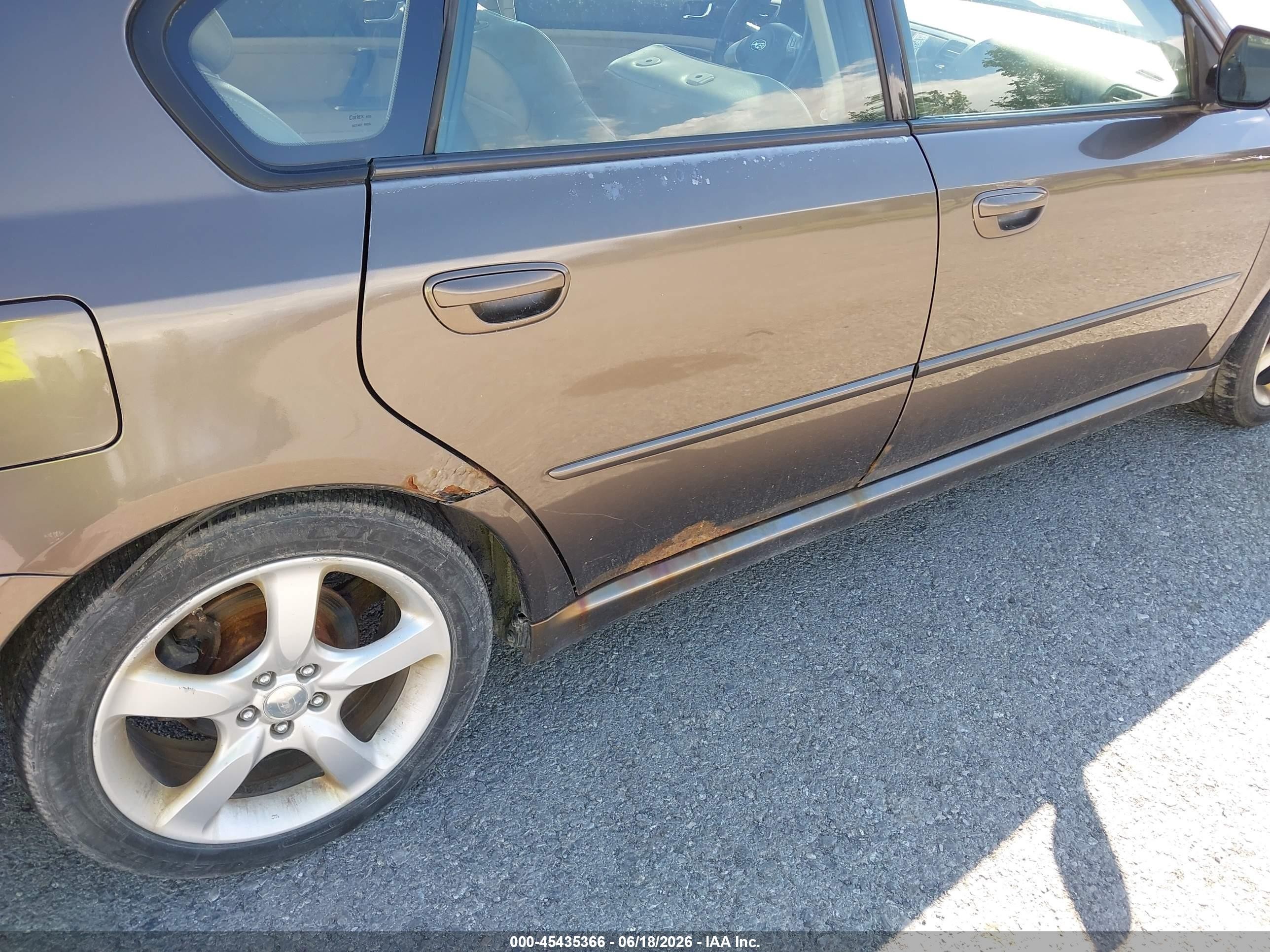 2008 Subaru Legacy (natl) Ltd/ltd W/vdc Brown vin: 4S3BL626087210086
