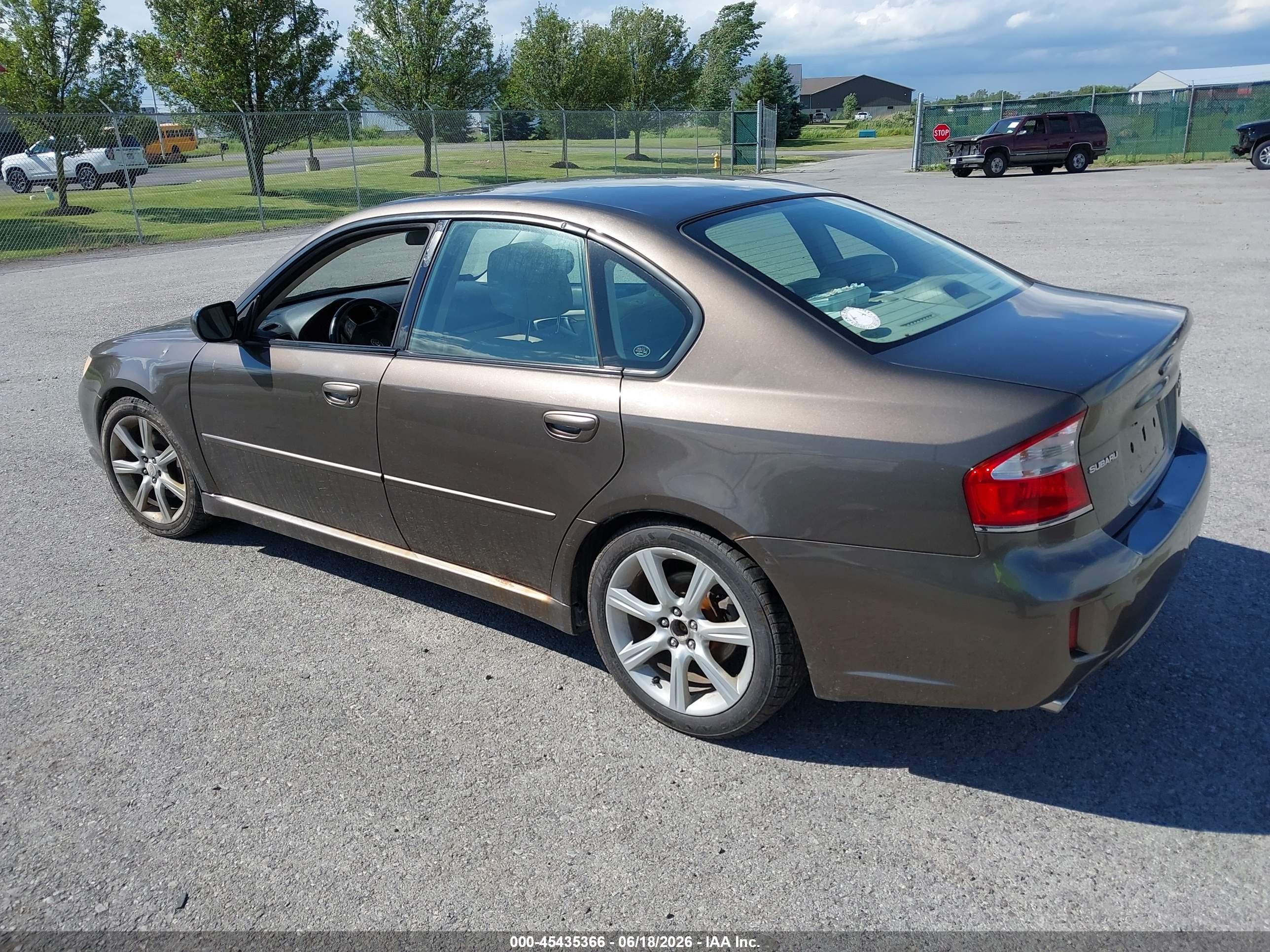 2008 Subaru Legacy (natl) Ltd/ltd W/vdc Brown vin: 4S3BL626087210086