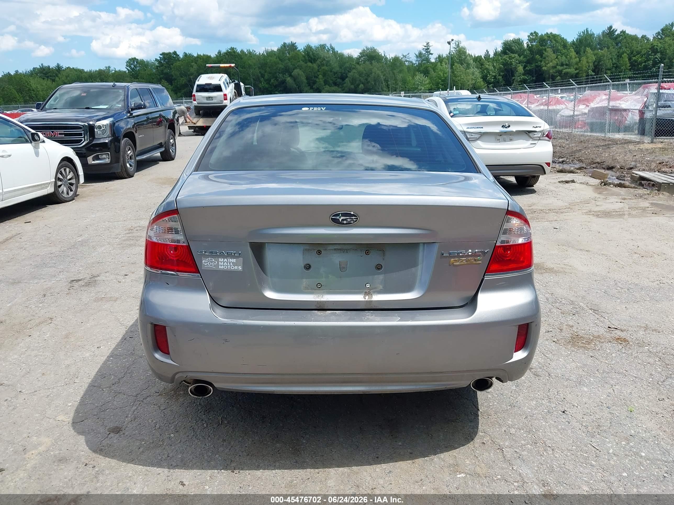 2008 Subaru Legacy (natl) Ltd/ltd W/vdc Gray vin: 4S3BL626087210296