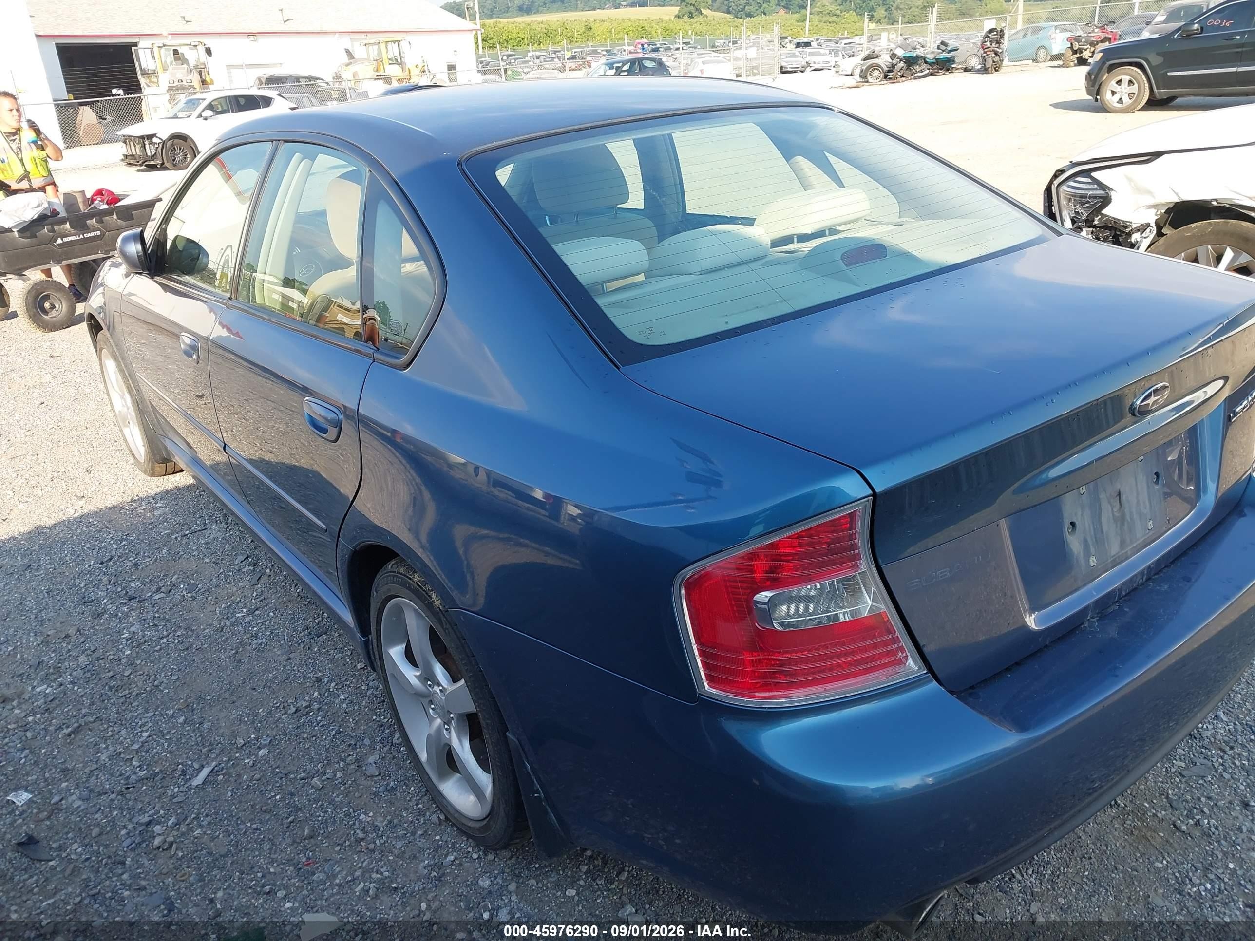 2006 Subaru Legacy 2.5i Blue vin: 4S3BL626167216802