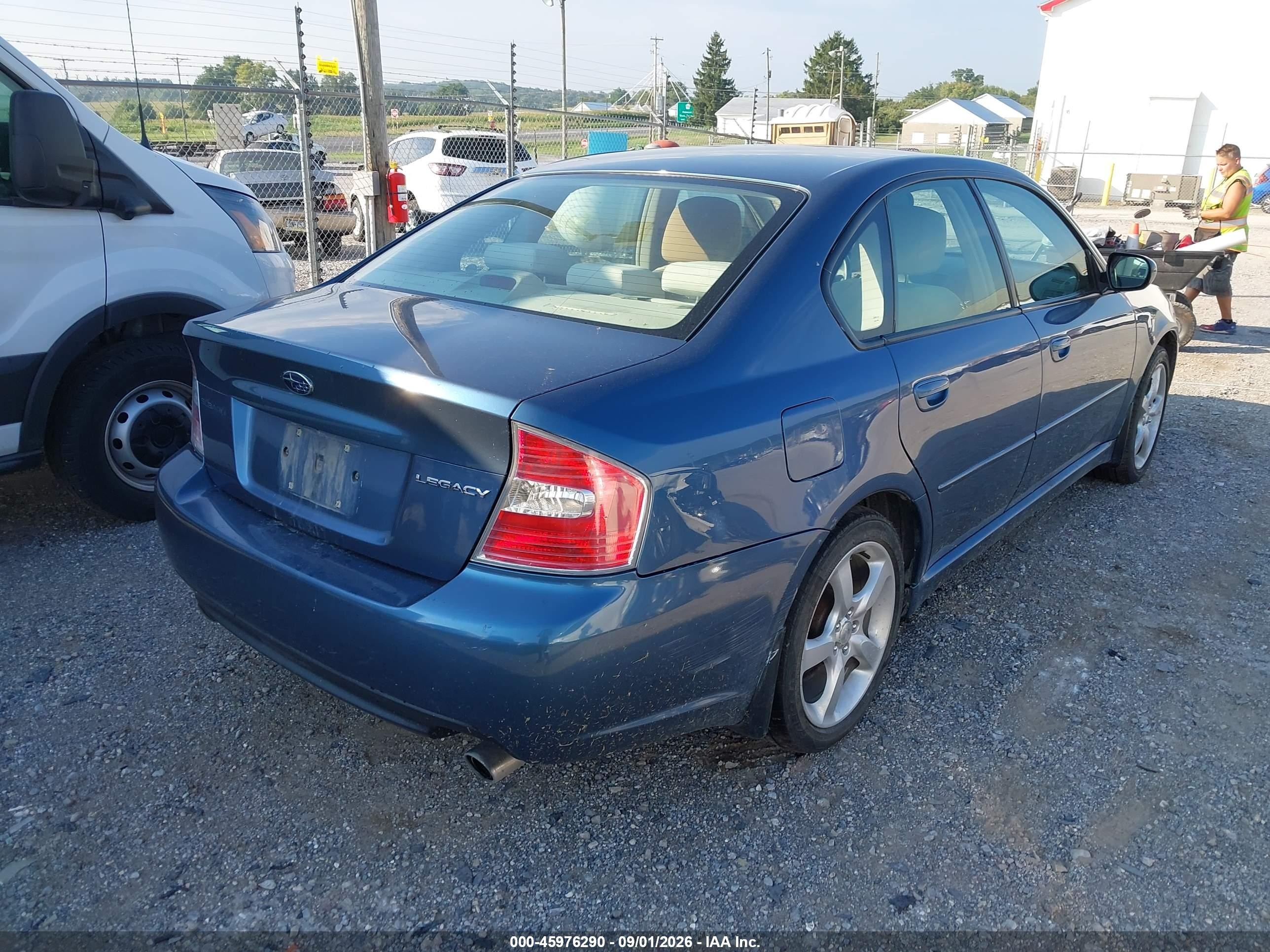 2006 Subaru Legacy 2.5i Blue vin: 4S3BL626167216802