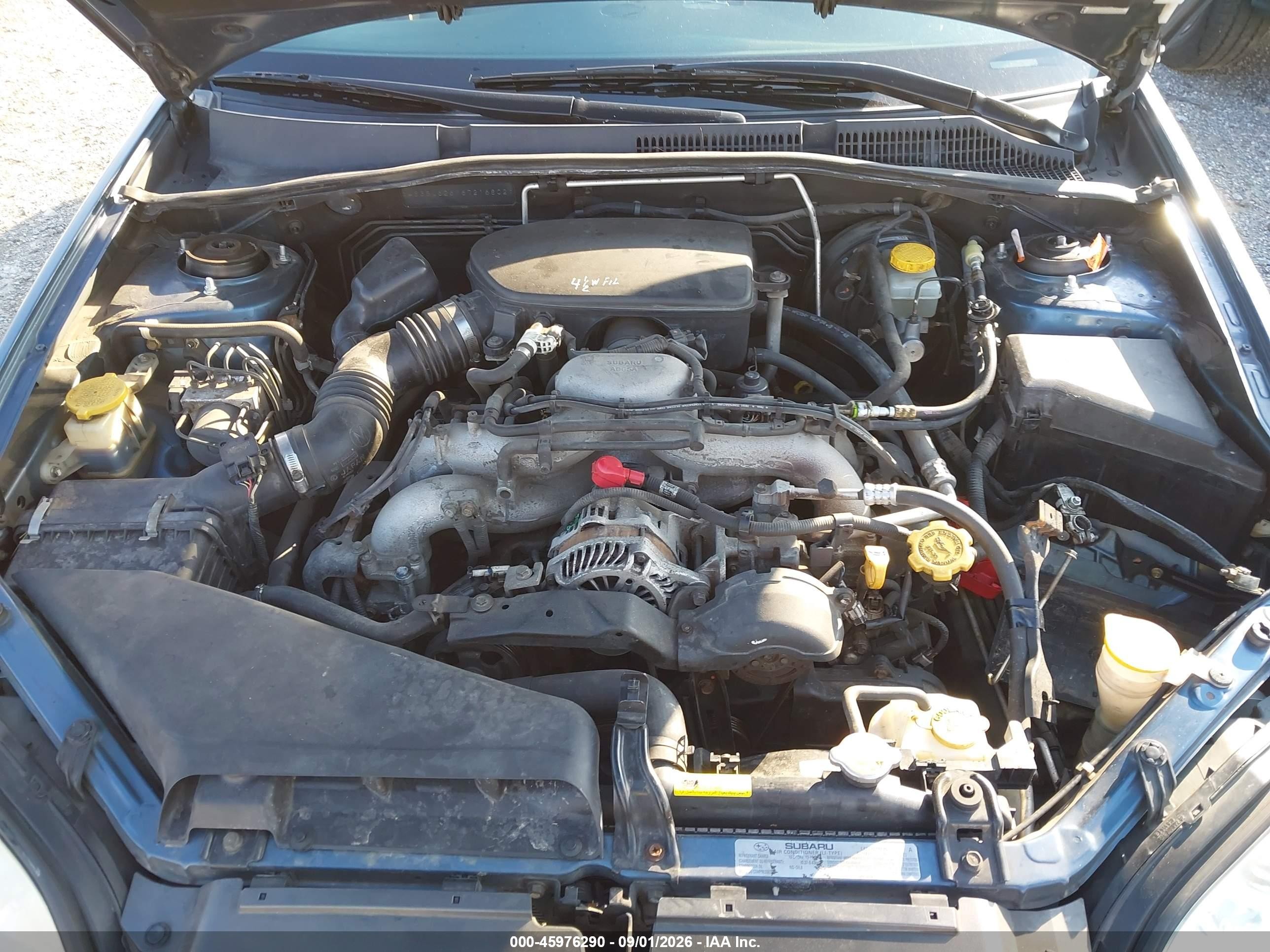 2006 Subaru Legacy 2.5i Blue vin: 4S3BL626167216802