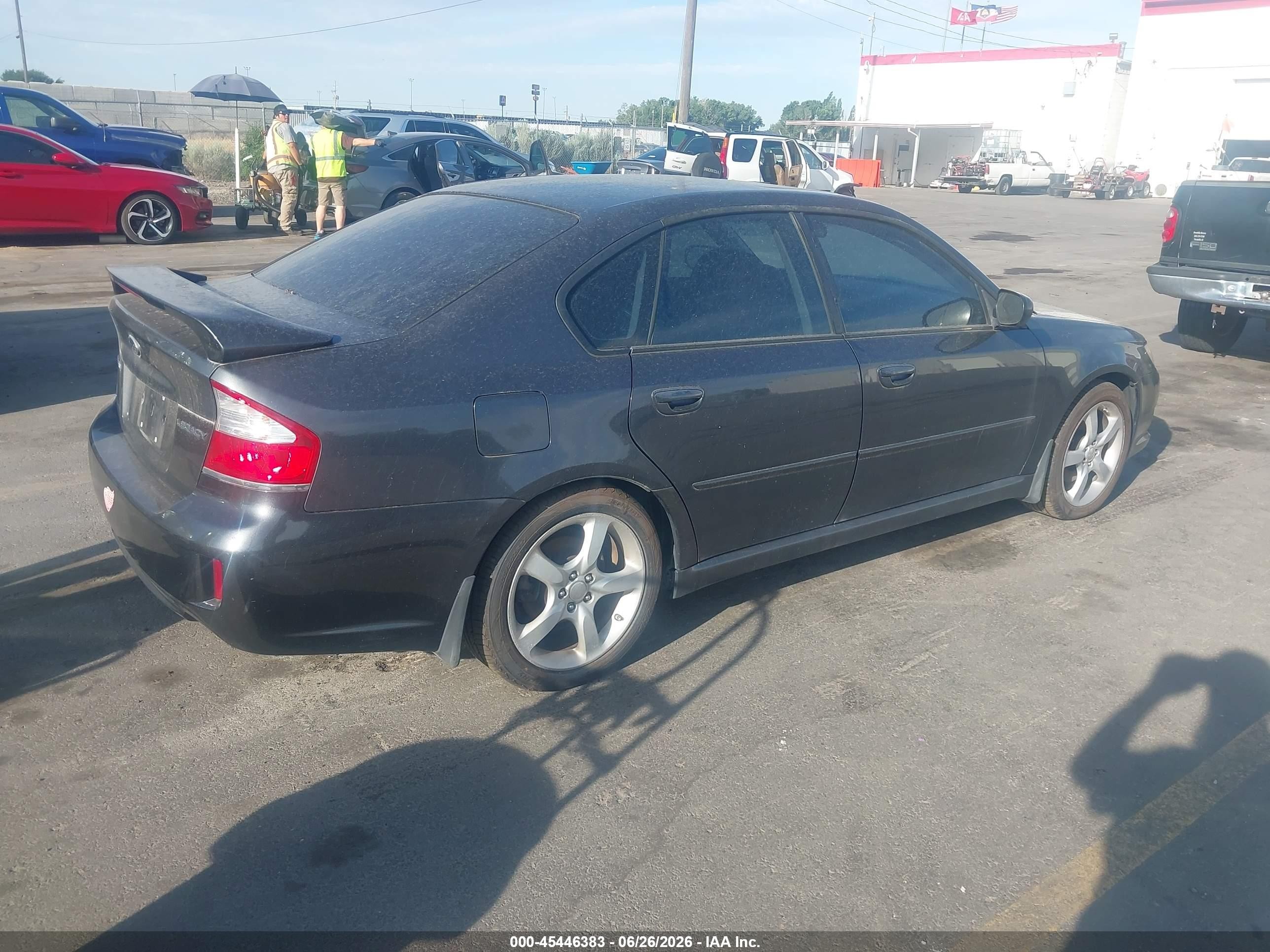 2008 Subaru Legacy (natl) Ltd/ltd W/vdc Blue vin: 4S3BL626187200554