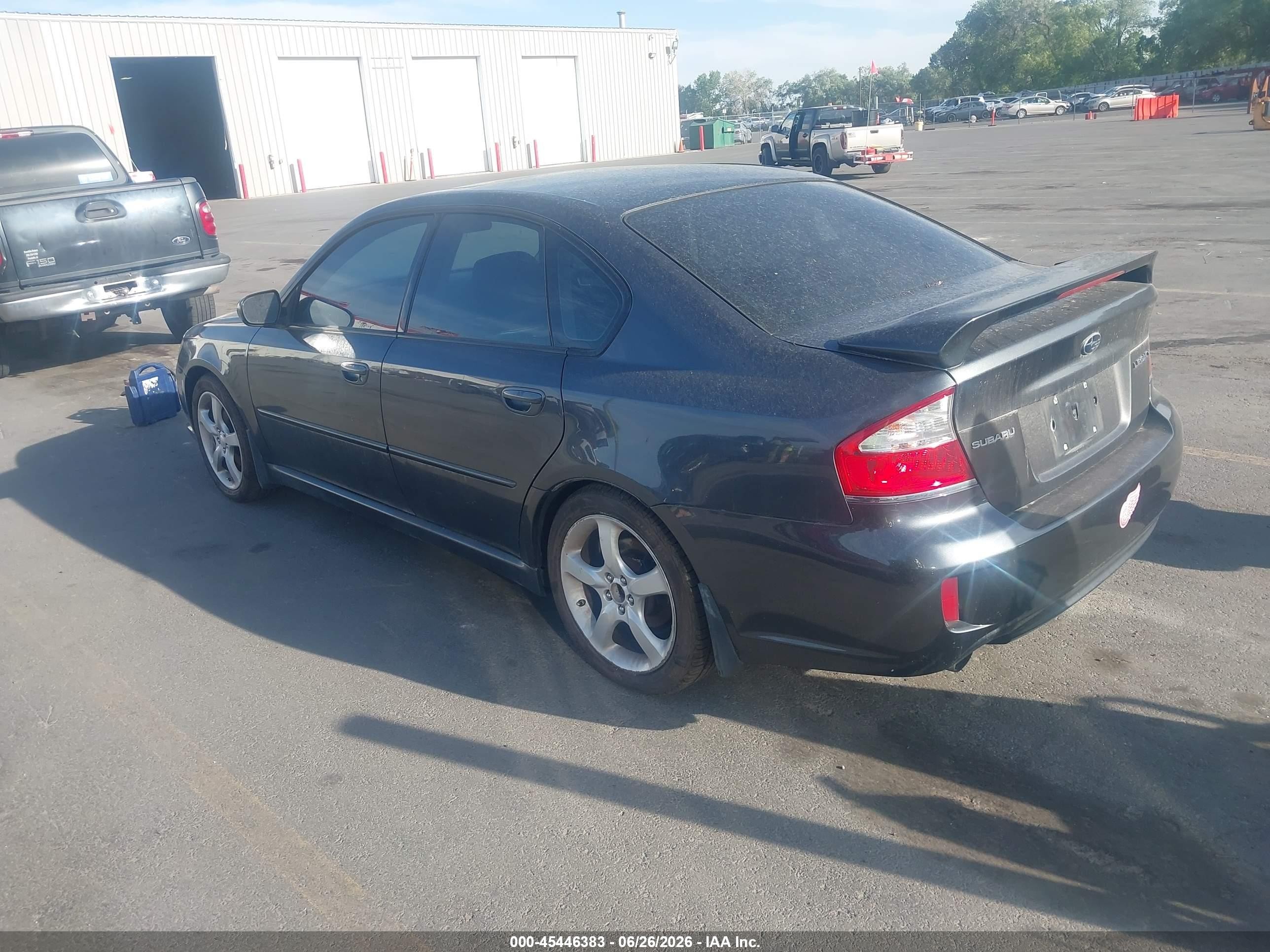 2008 Subaru Legacy (natl) Ltd/ltd W/vdc Blue vin: 4S3BL626187200554