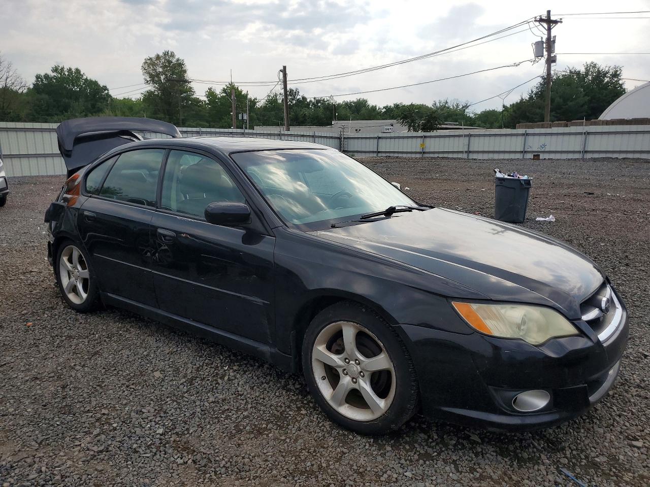 2008 Subaru Legacy 2.5i Limited Black vin: 4S3BL626187203244