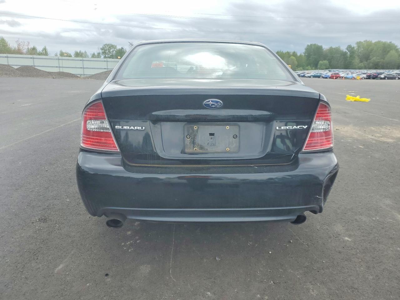 2005 Subaru Legacy 2.5i Limited Black vin: 4S3BL626257218363