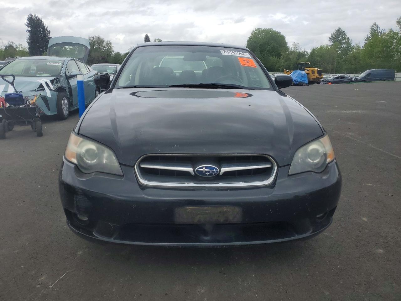 2005 Subaru Legacy 2.5i Limited Black vin: 4S3BL626257218363