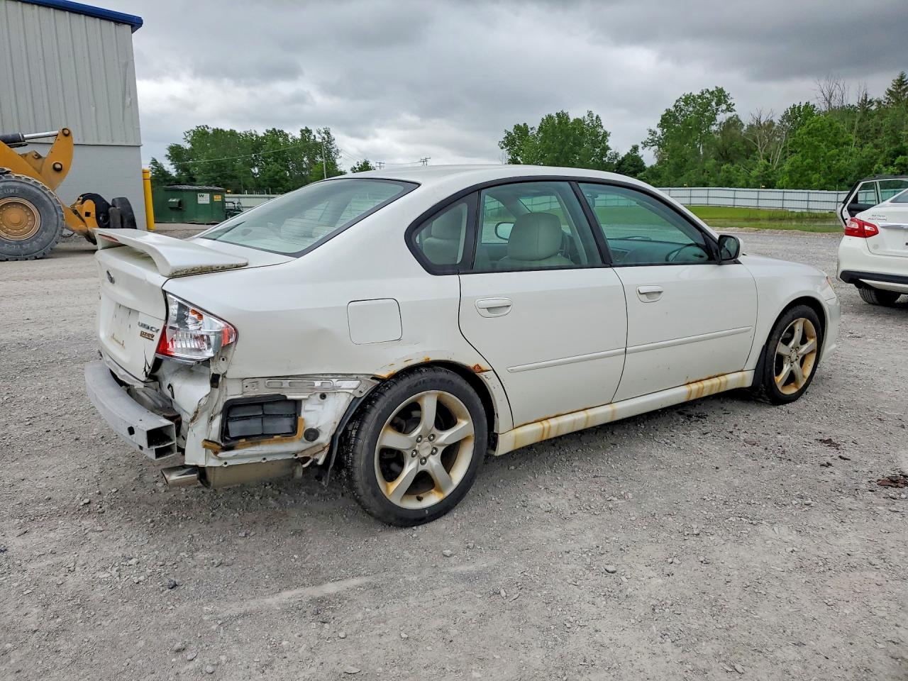 2009 Subaru Legacy 2.5i Limited White vin: 4S3BL626297229871