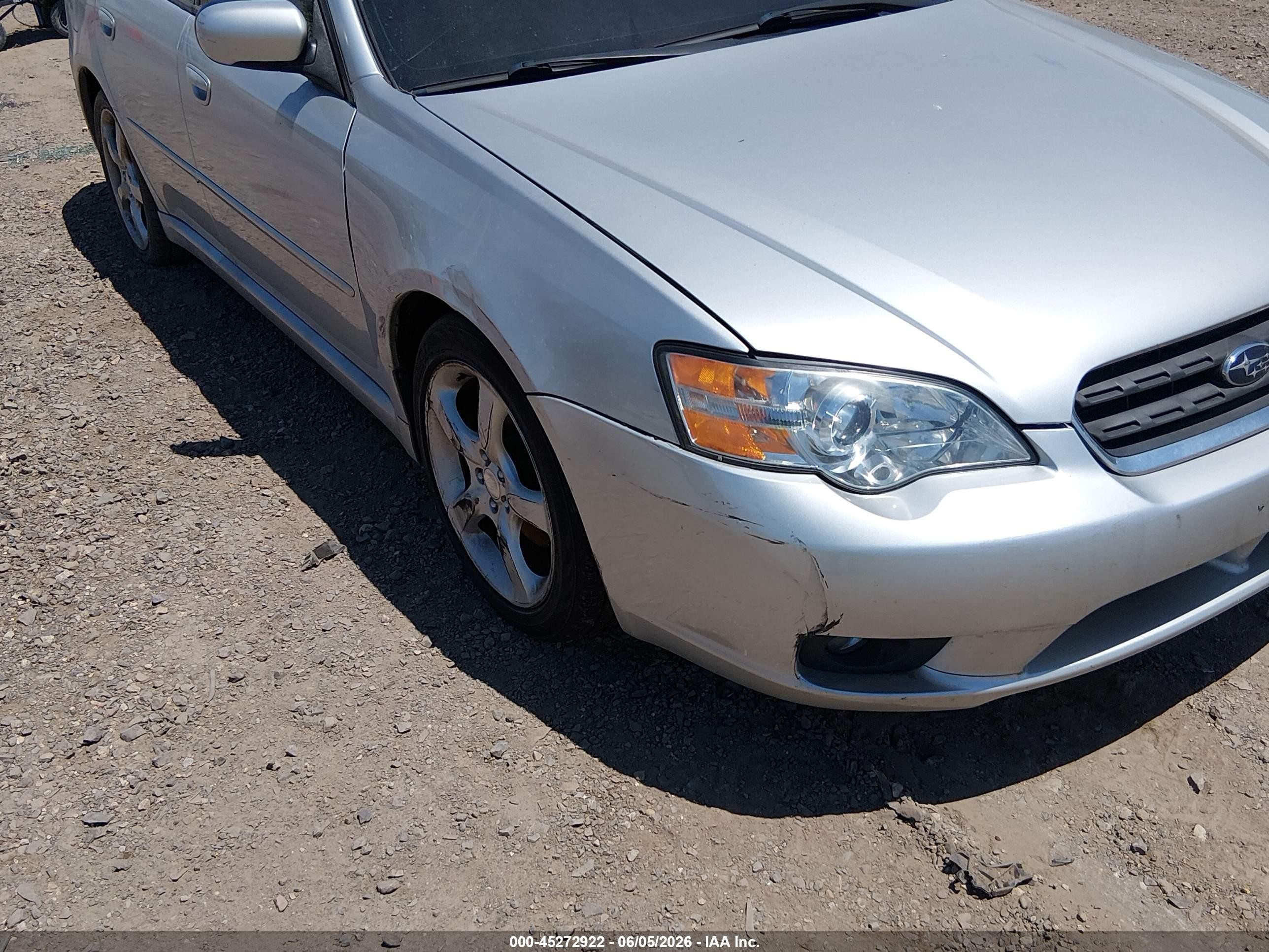 2007 Subaru Legacy 2.5i Limited Silver vin: 4S3BL626377202742