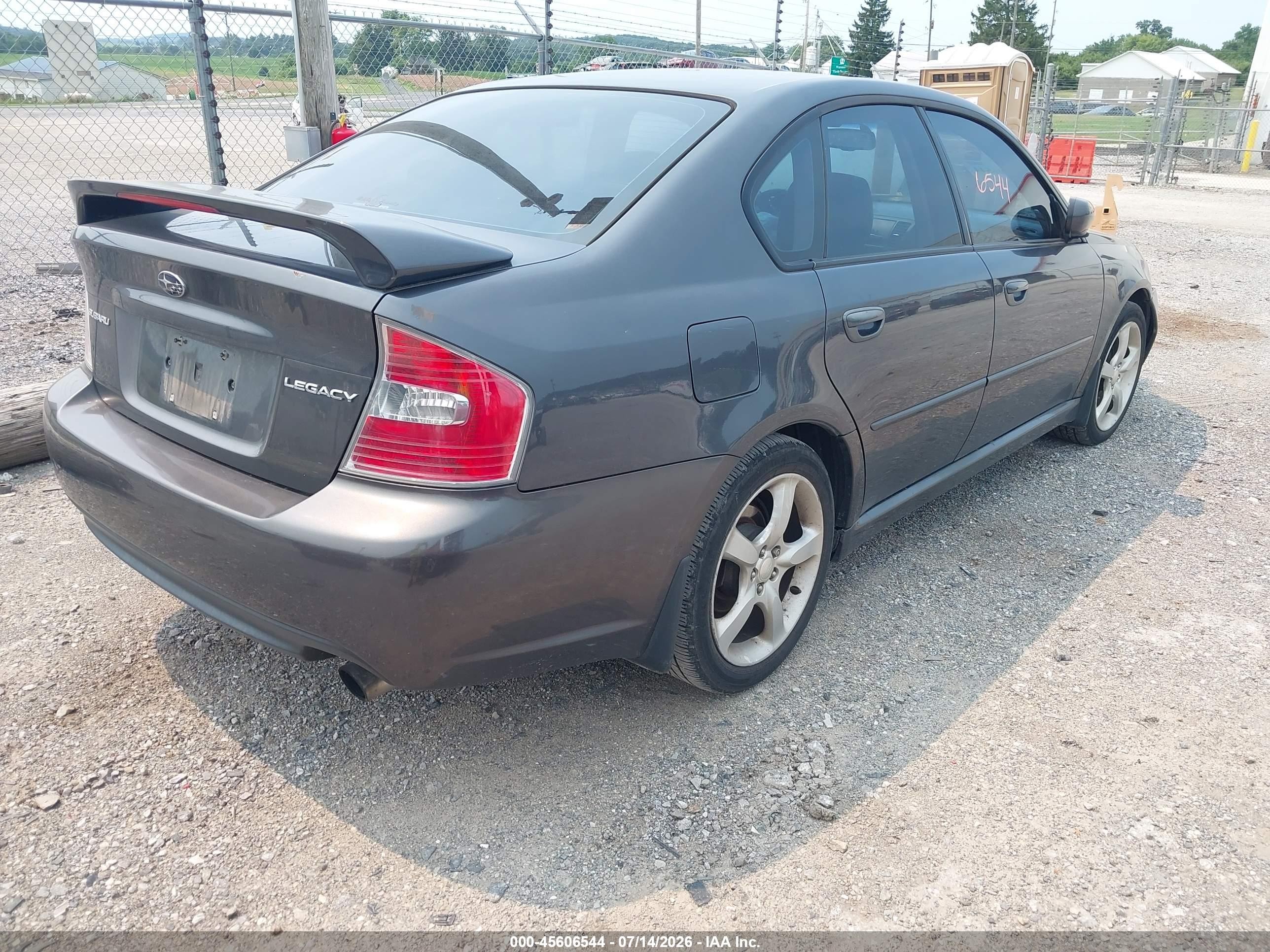 2007 Subaru Legacy 2.5i Limited Серый vin: 4S3BL626377212736
