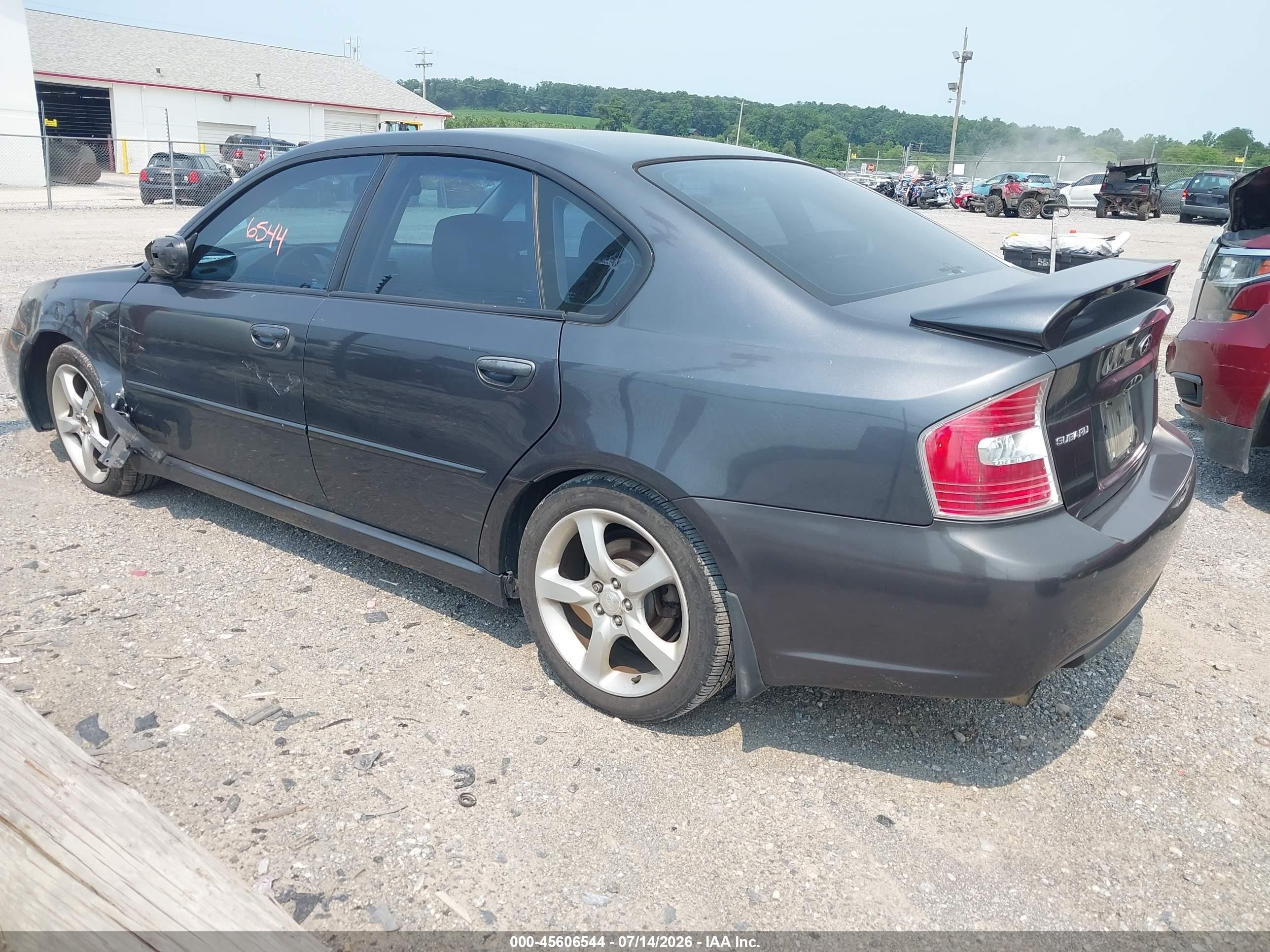2007 Subaru Legacy 2.5i Limited Серый vin: 4S3BL626377212736