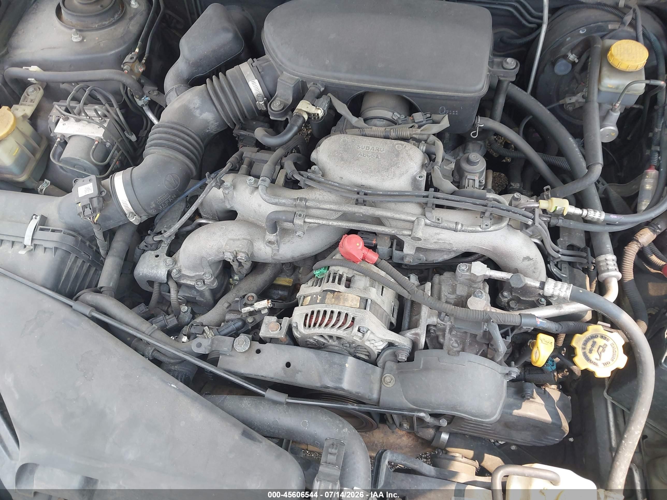 2007 Subaru Legacy 2.5i Limited Серый vin: 4S3BL626377212736