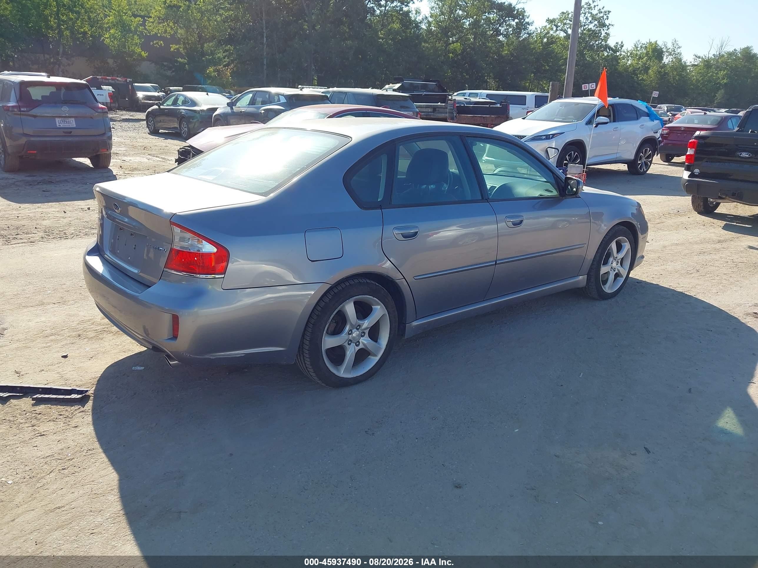 2008 Subaru Legacy 2.5i Limited Silver vin: 4S3BL626387214522
