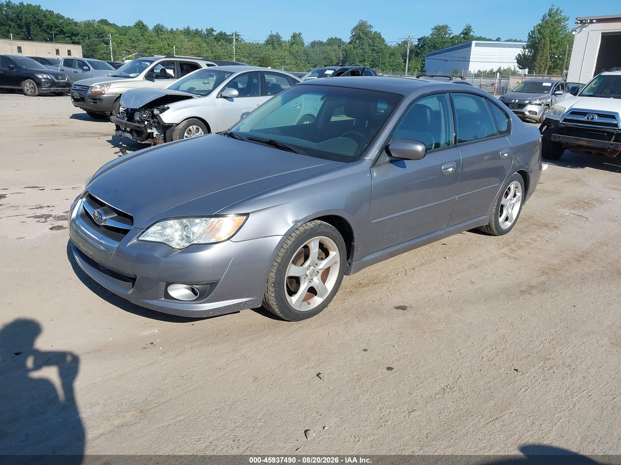 2008 Subaru Legacy 2.5i Limited Silver vin: 4S3BL626387214522