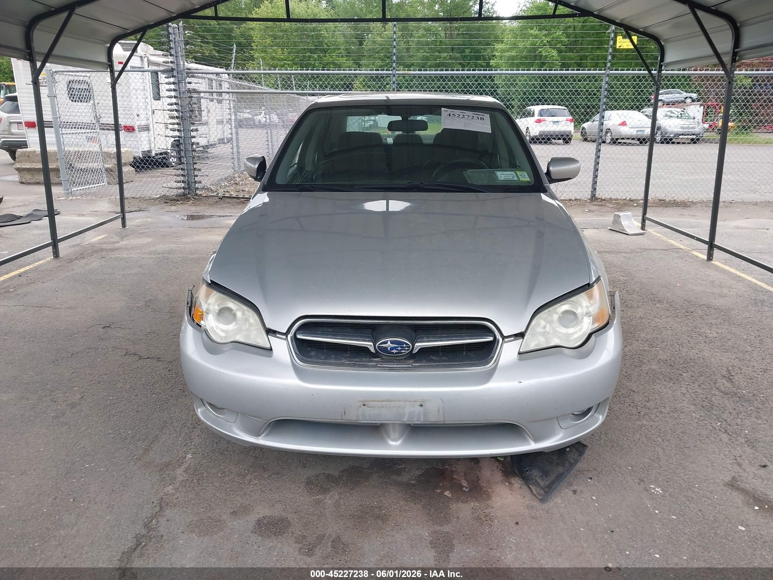 2006 Subaru Legacy 2.5i/2.5i Limited Silver vin: 4S3BL626467205471