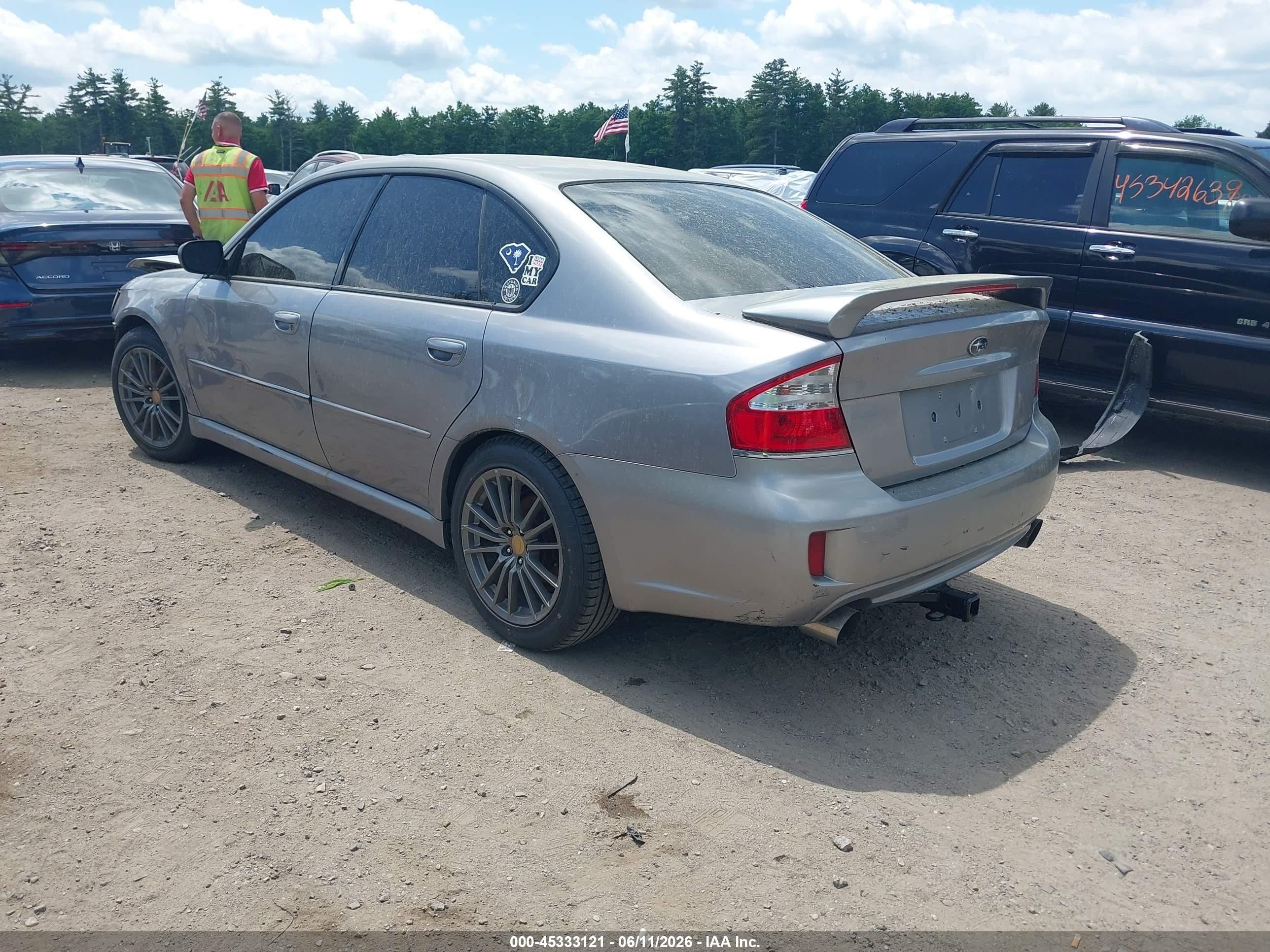2008 Subaru Legacy 2.5i Limited/ltd W/vdc Gray vin: 4S3BL626487207319
