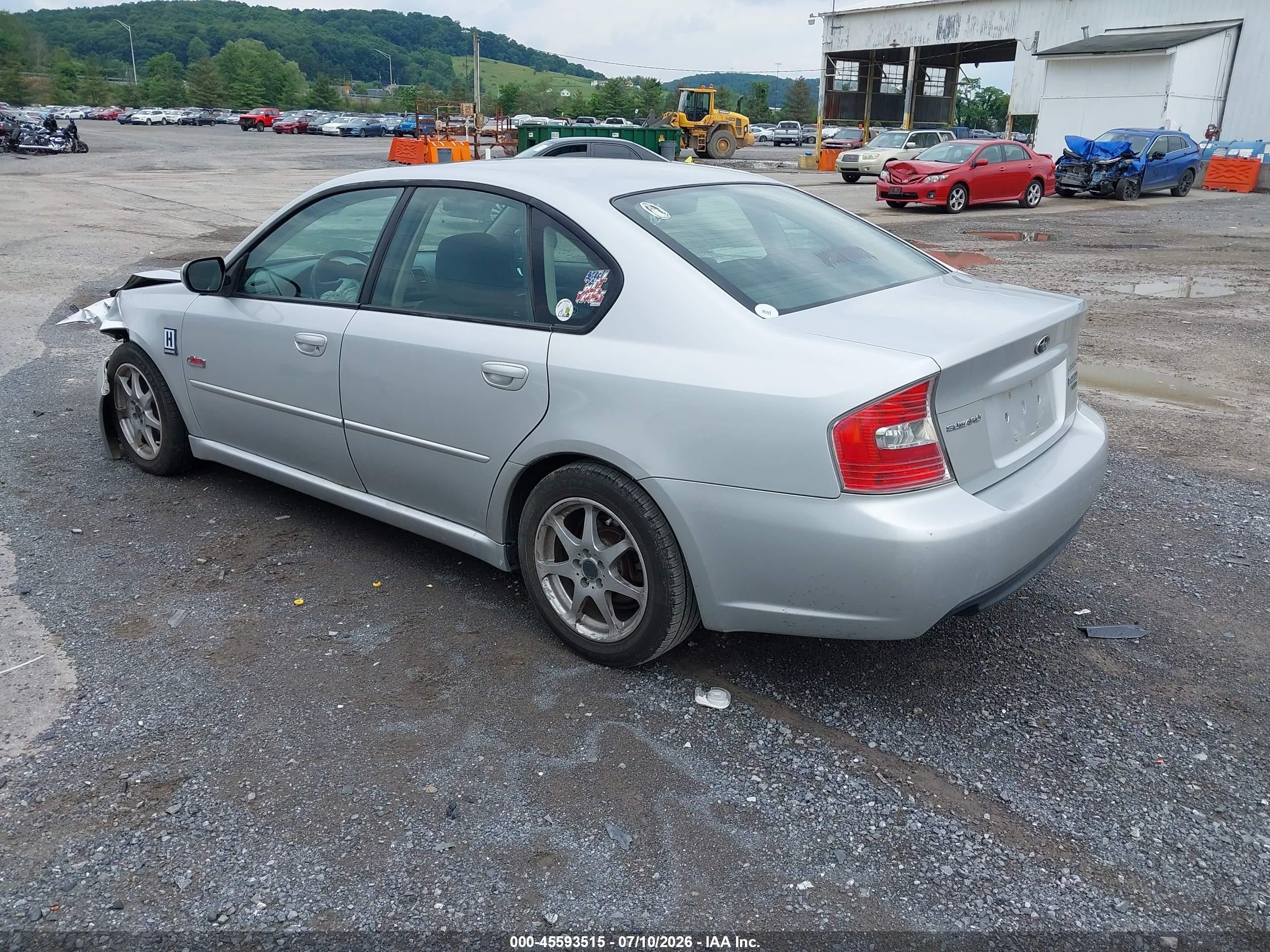 2006 Subaru Legacy 2.5i Silver vin: 4S3BL626567214910