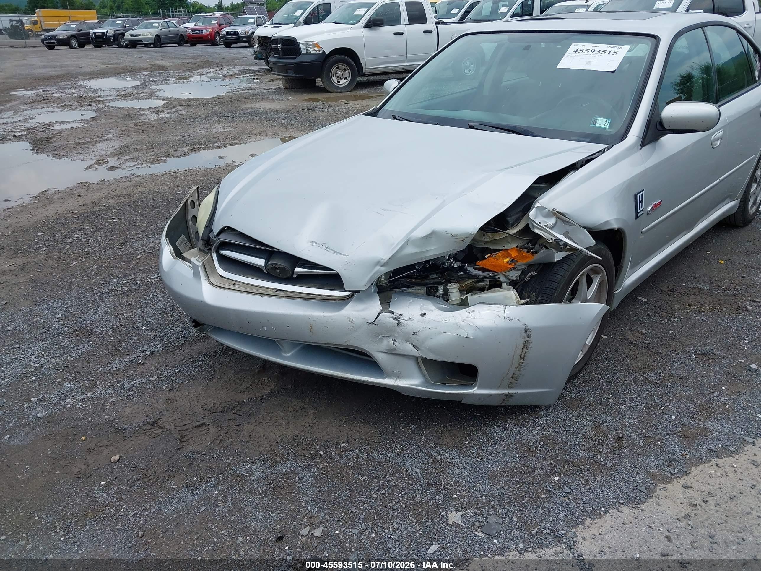 2006 Subaru Legacy 2.5i Silver vin: 4S3BL626567214910