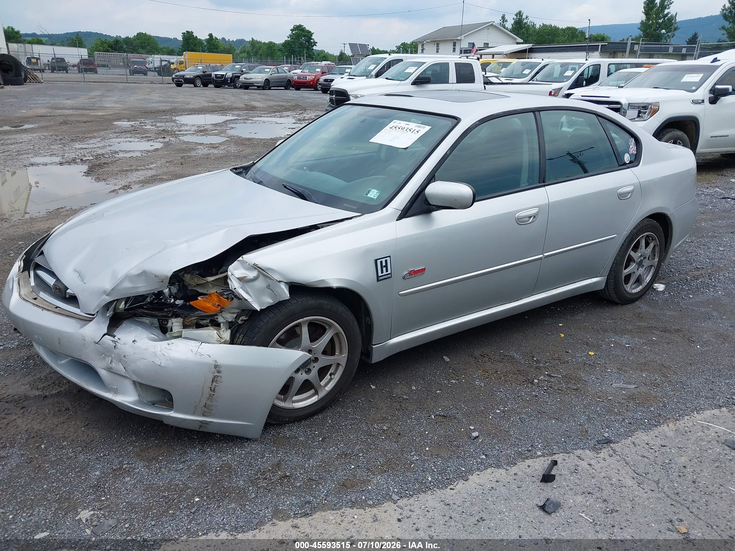 2006 Subaru Legacy 2.5i Silver vin: 4S3BL626567214910