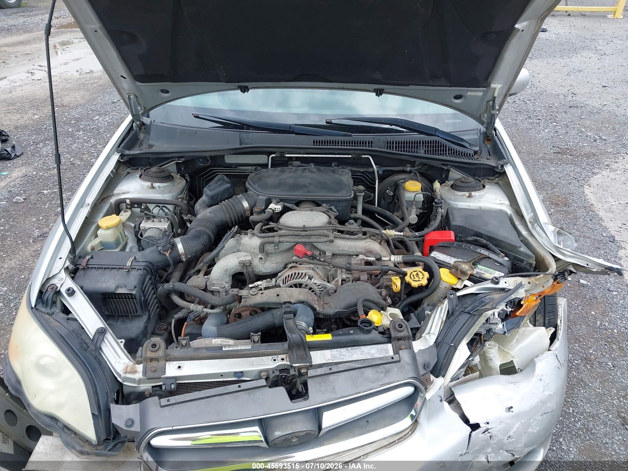 2006 Subaru Legacy 2.5i Silver vin: 4S3BL626567214910