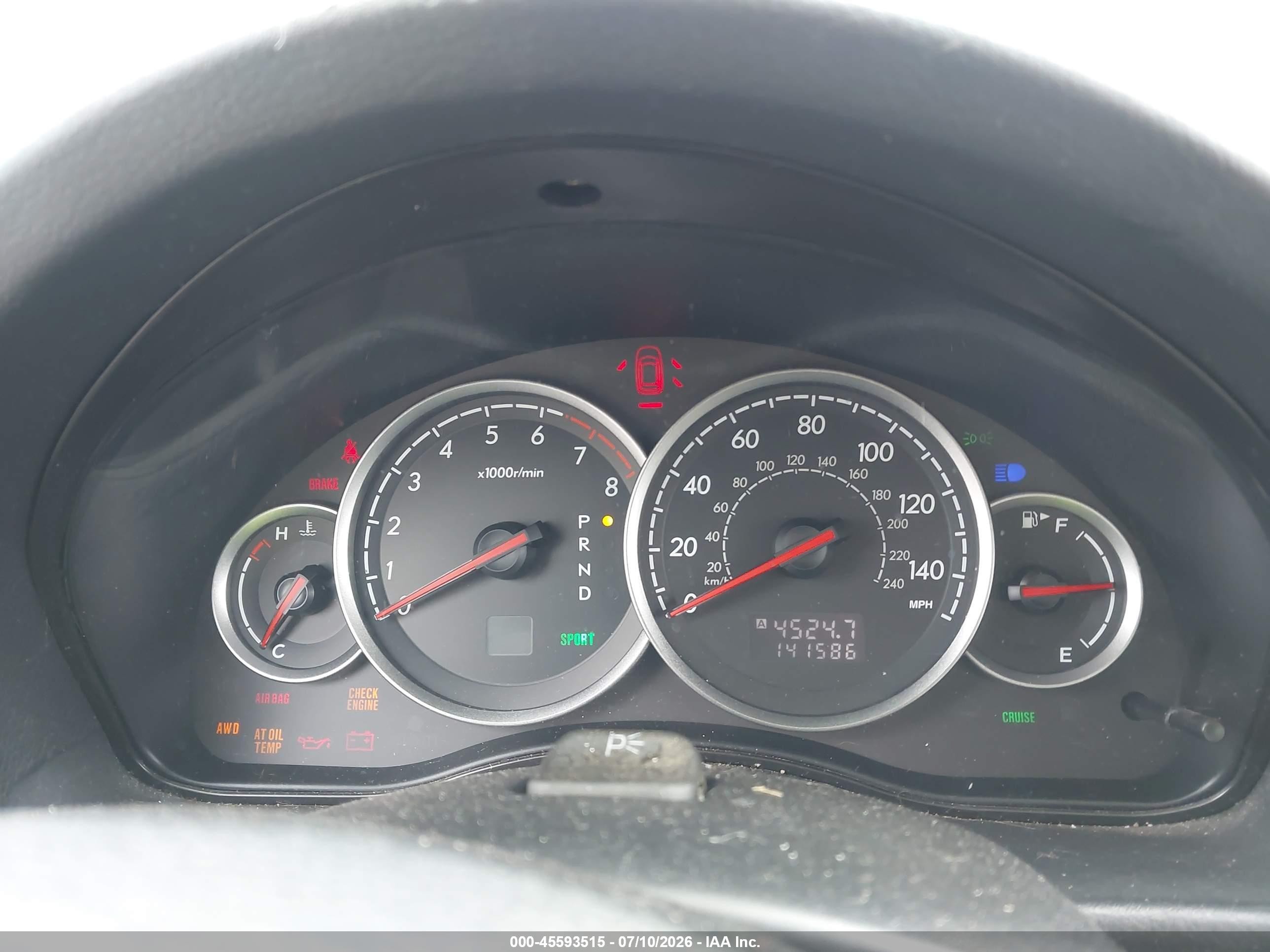 2006 Subaru Legacy 2.5i Silver vin: 4S3BL626567214910