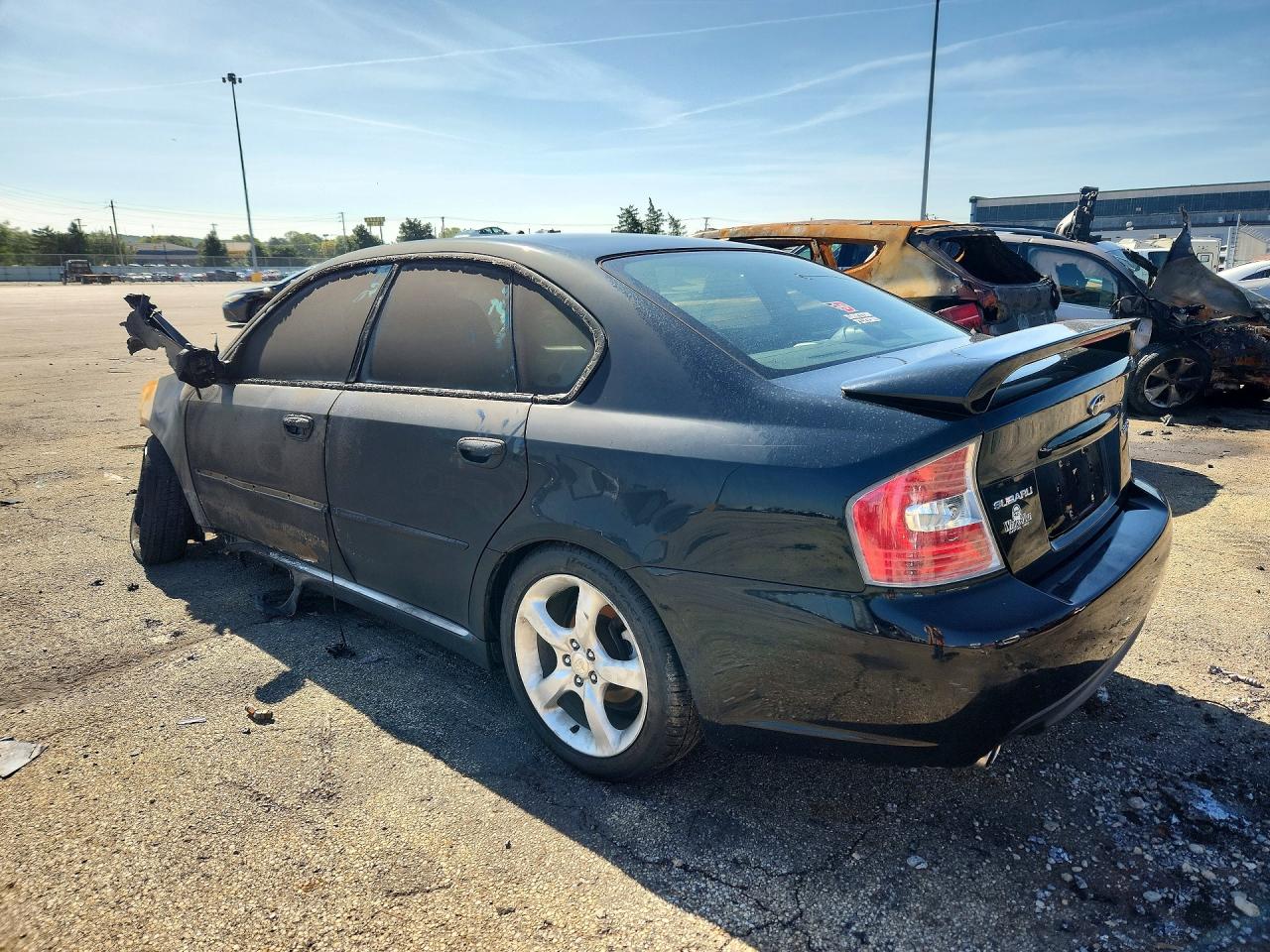 2007 Subaru Legacy 2.5i Limited Black vin: 4S3BL626677214108