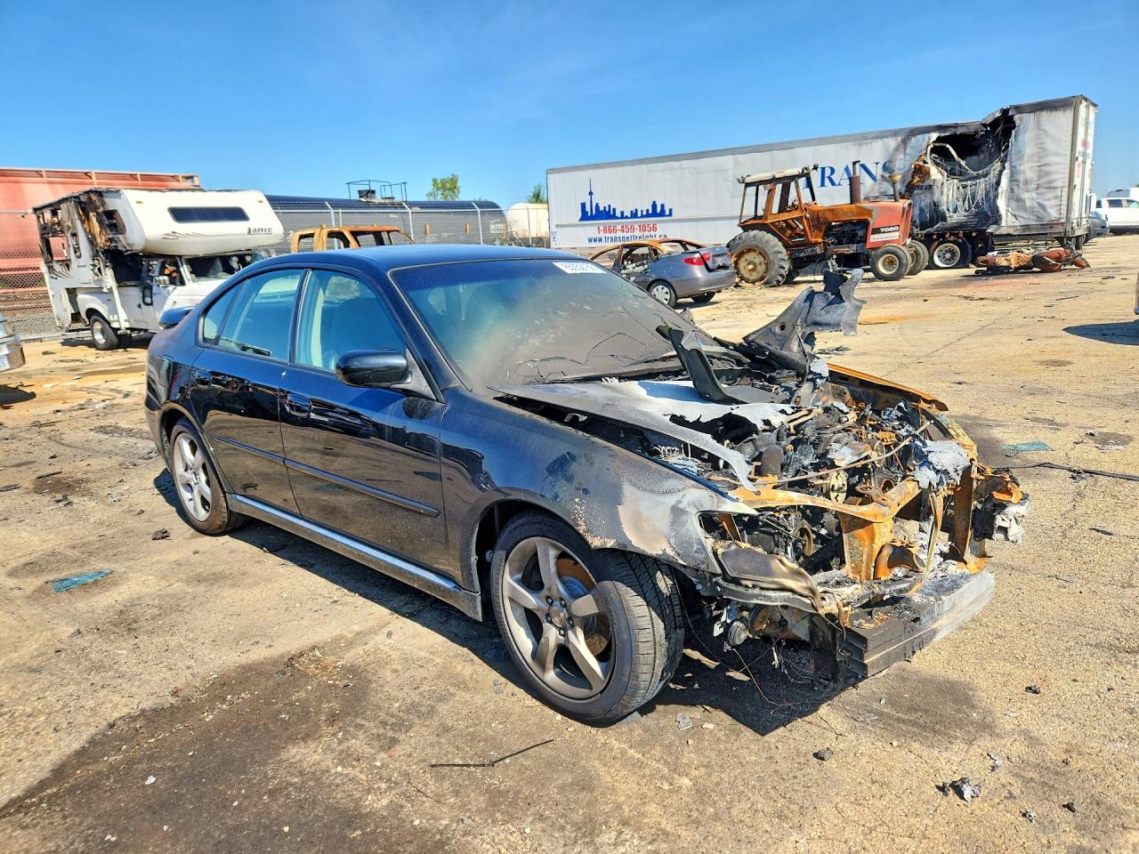 2007 Subaru Legacy 2.5i Limited Black vin: 4S3BL626677214108