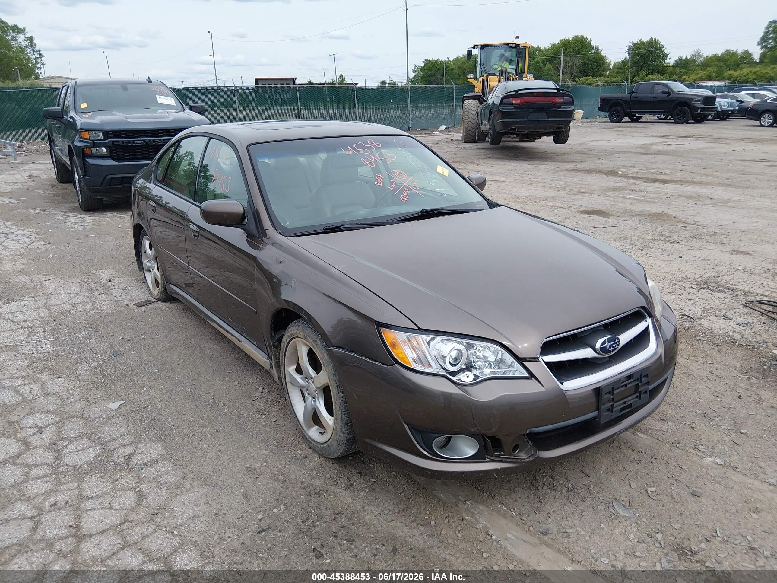 2008 Subaru Legacy (natl) Ltd/ltd W/vdc Серый vin: 4S3BL626687206849