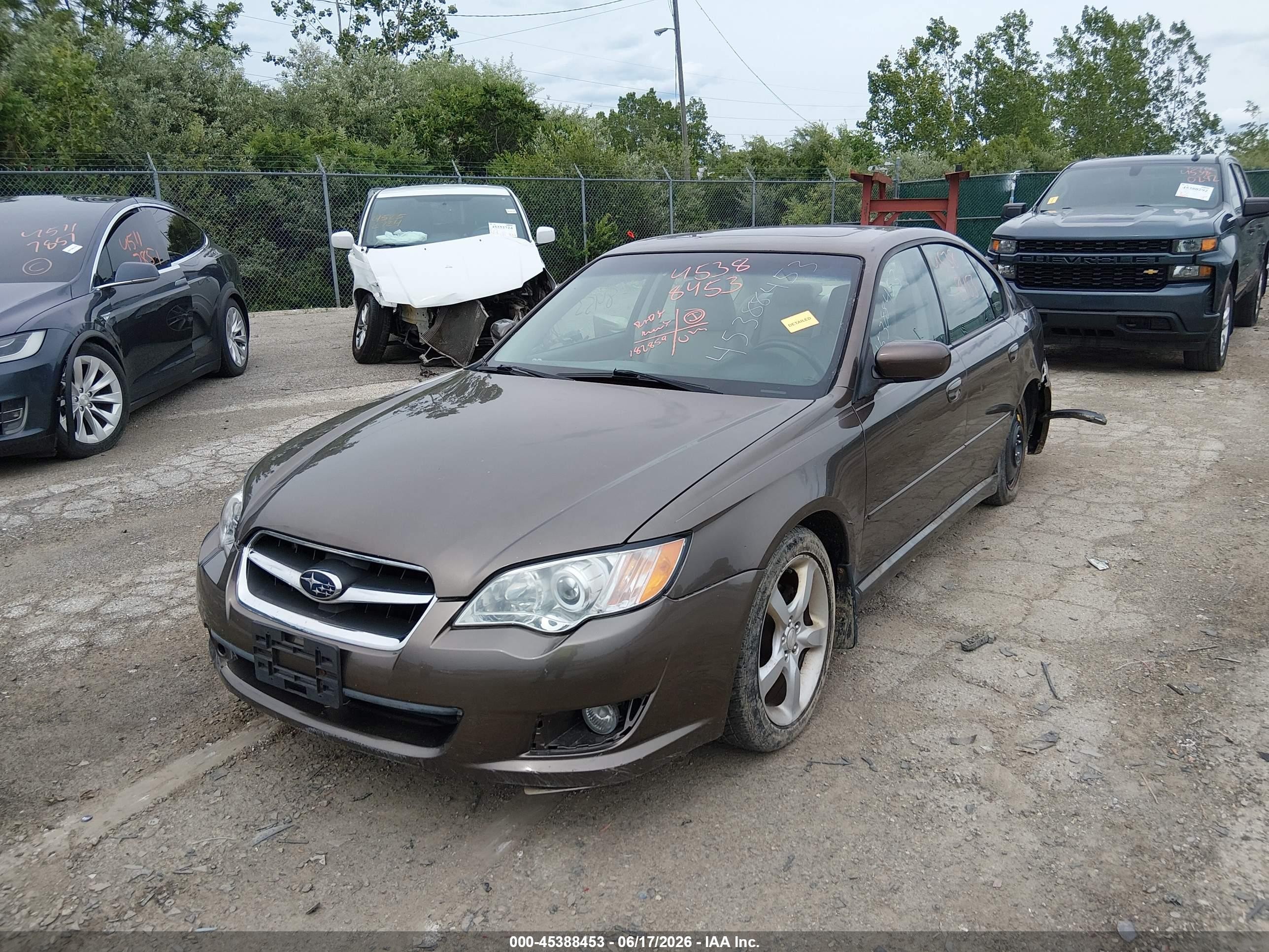 2008 Subaru Legacy (natl) Ltd/ltd W/vdc Gray vin: 4S3BL626687206849