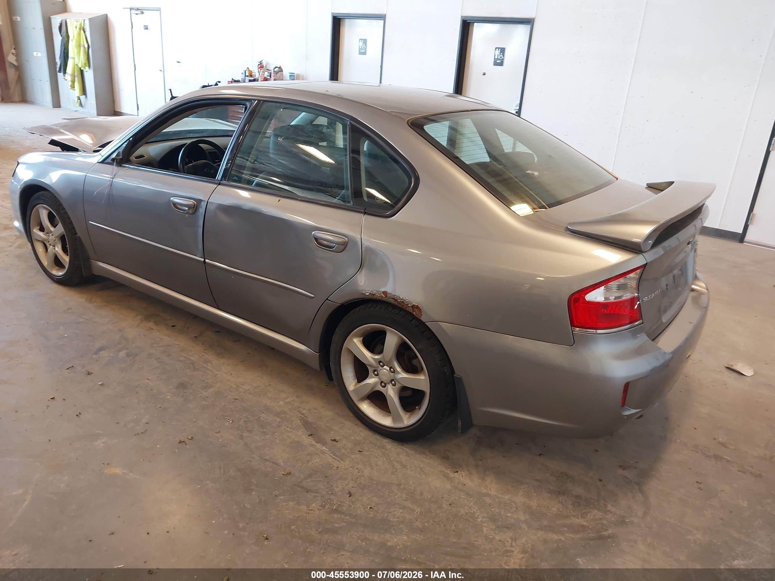 2008 Subaru Legacy (natl) Ltd/ltd W/vdc Gray vin: 4S3BL626687223442