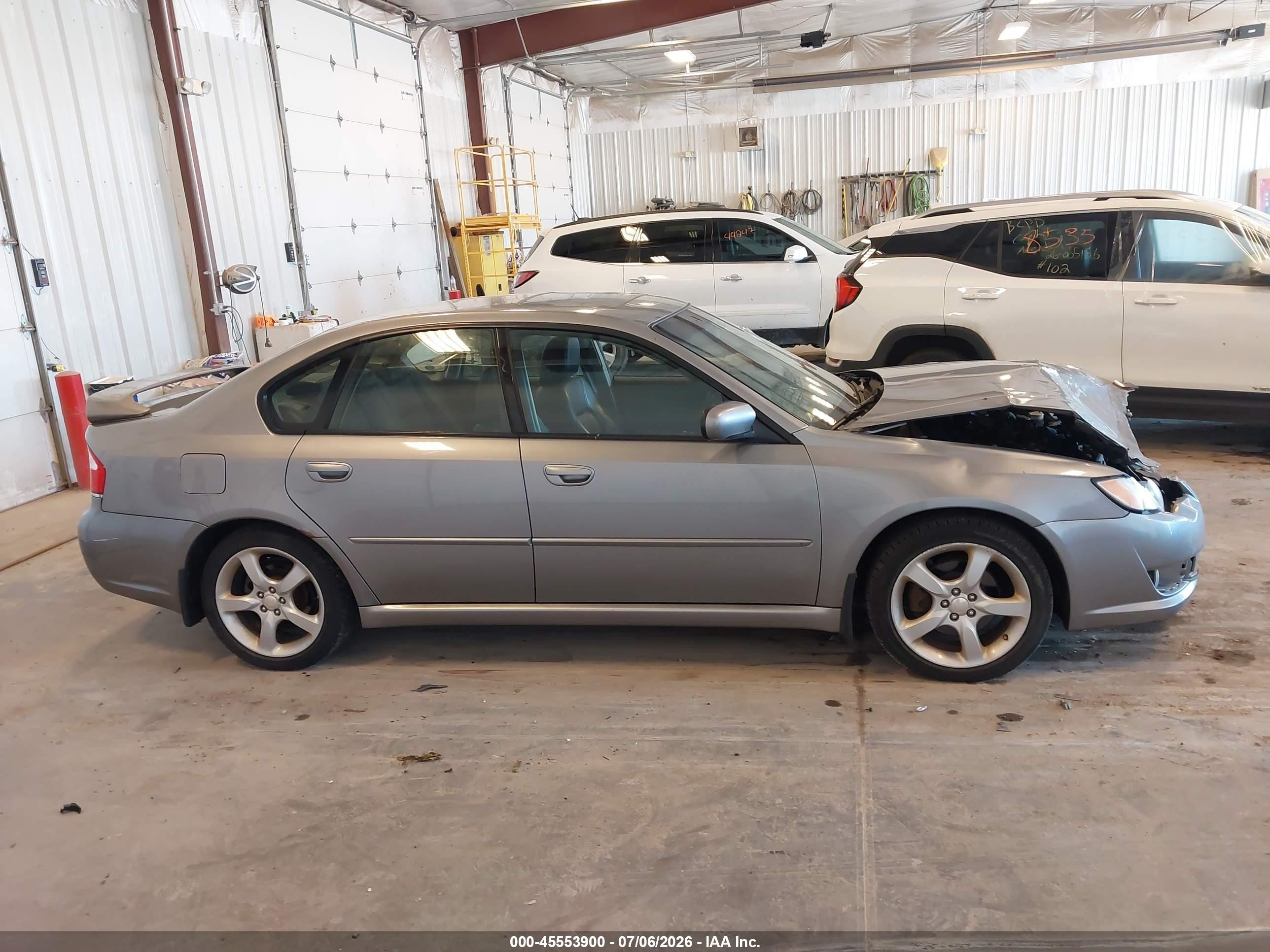 2008 Subaru Legacy (natl) Ltd/ltd W/vdc Gray vin: 4S3BL626687223442
