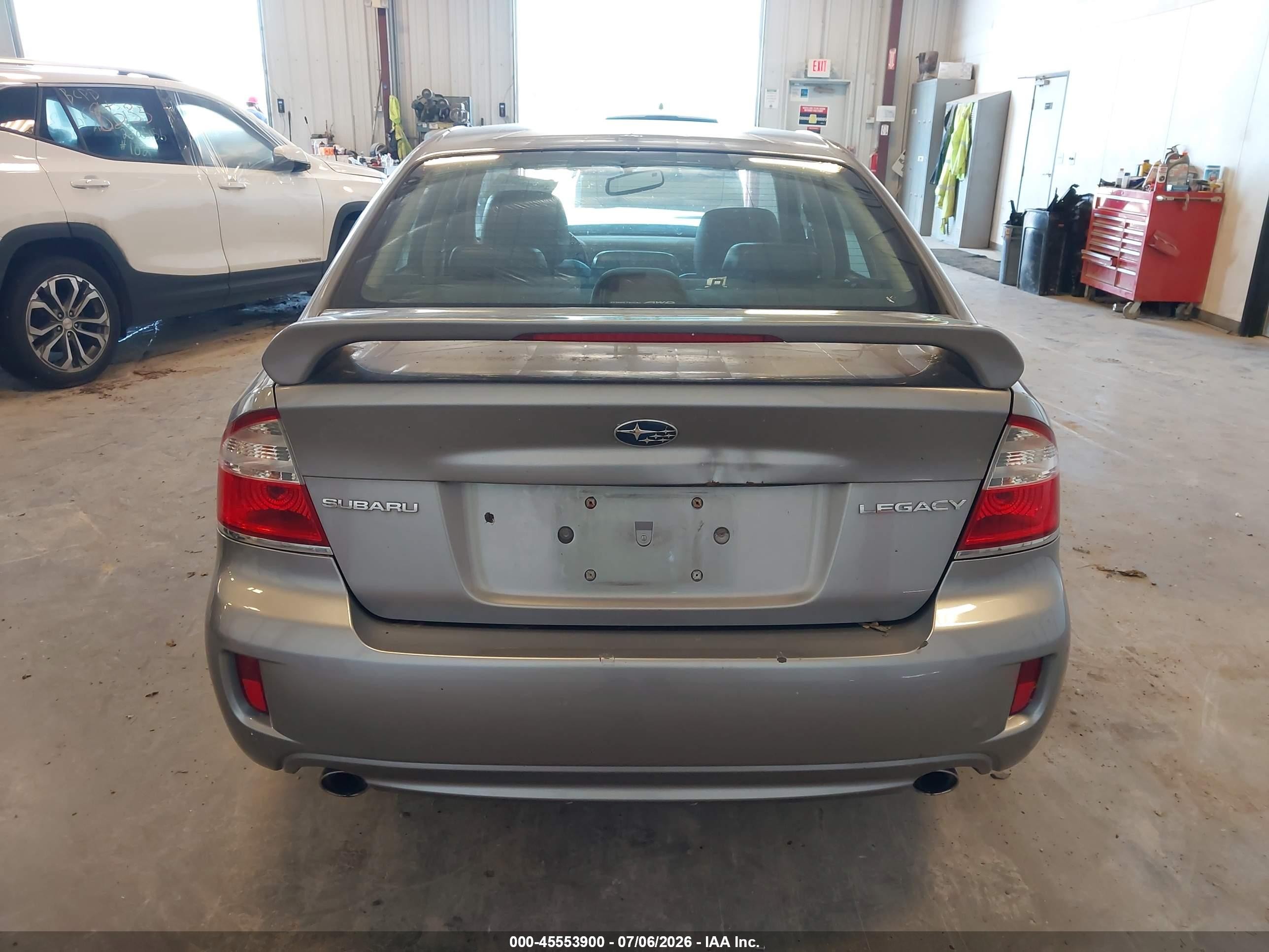 2008 Subaru Legacy (natl) Ltd/ltd W/vdc Gray vin: 4S3BL626687223442