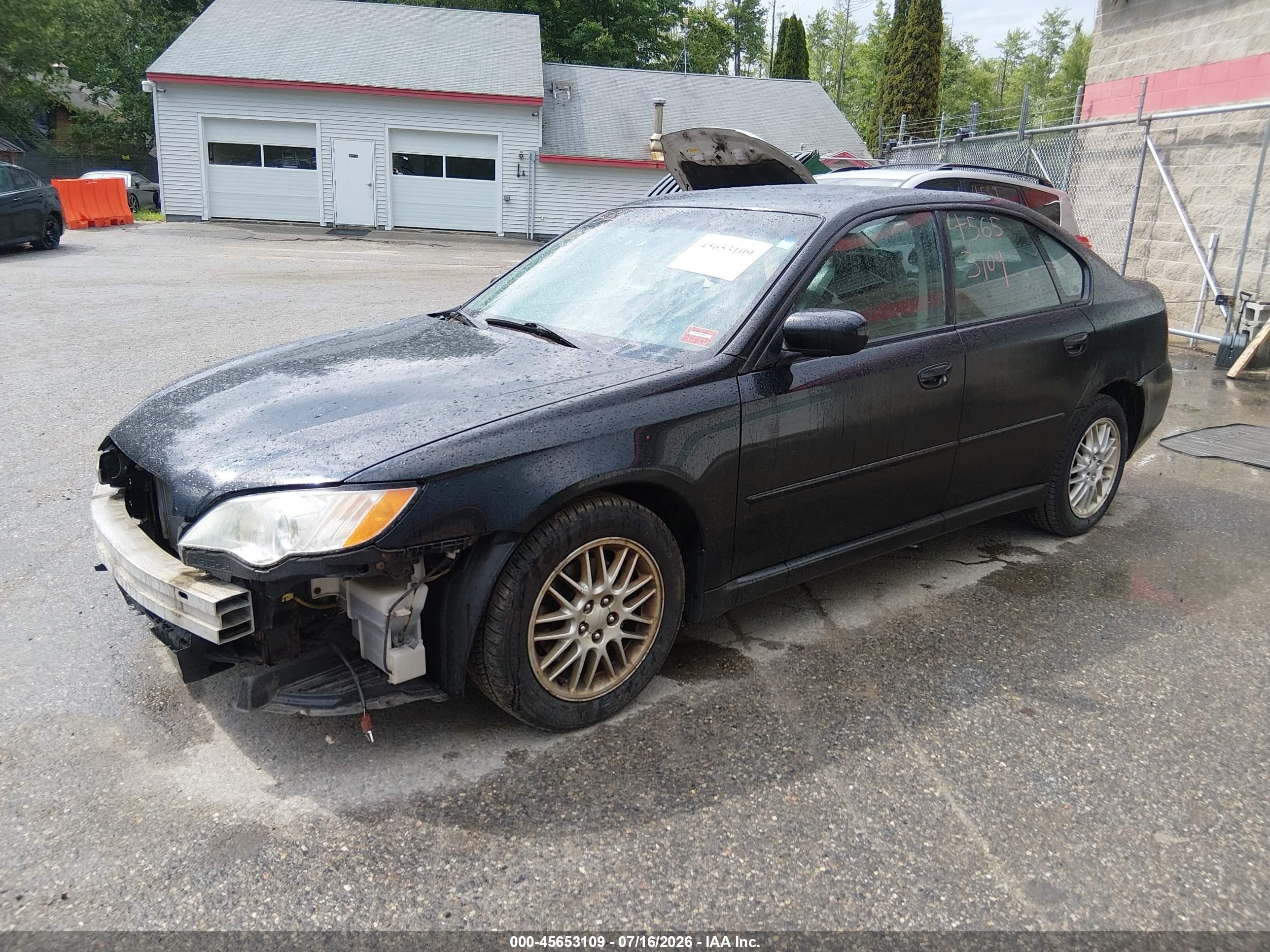 2009 Subaru Legacy 2.5i Limited Черный vin: 4S3BL626697229825