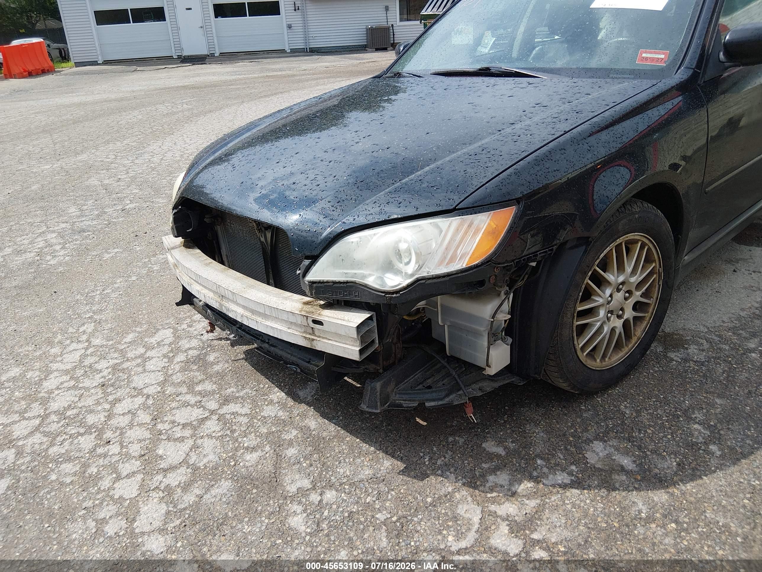 2009 Subaru Legacy 2.5i Limited Черный vin: 4S3BL626697229825