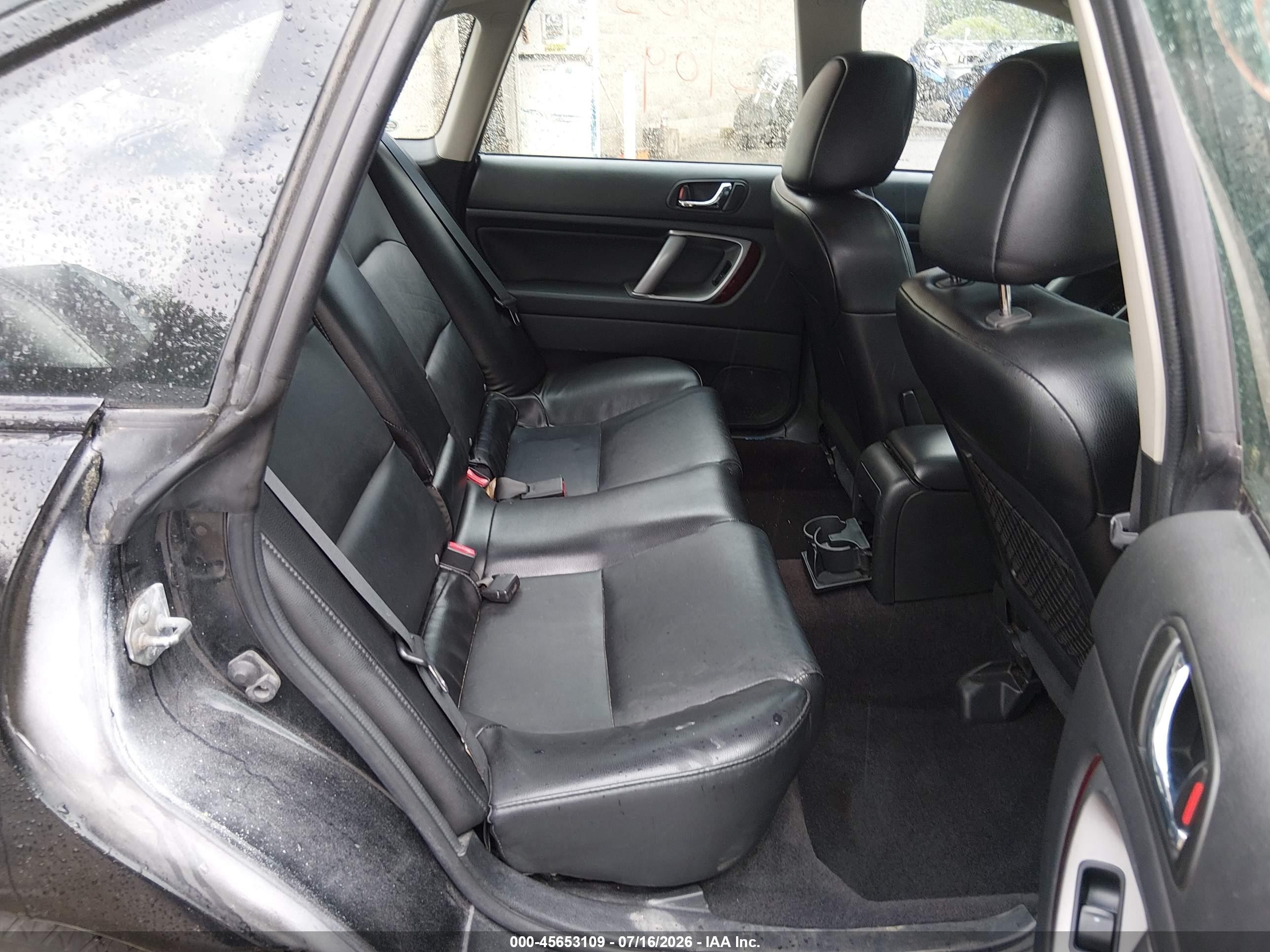2009 Subaru Legacy 2.5i Limited Черный vin: 4S3BL626697229825