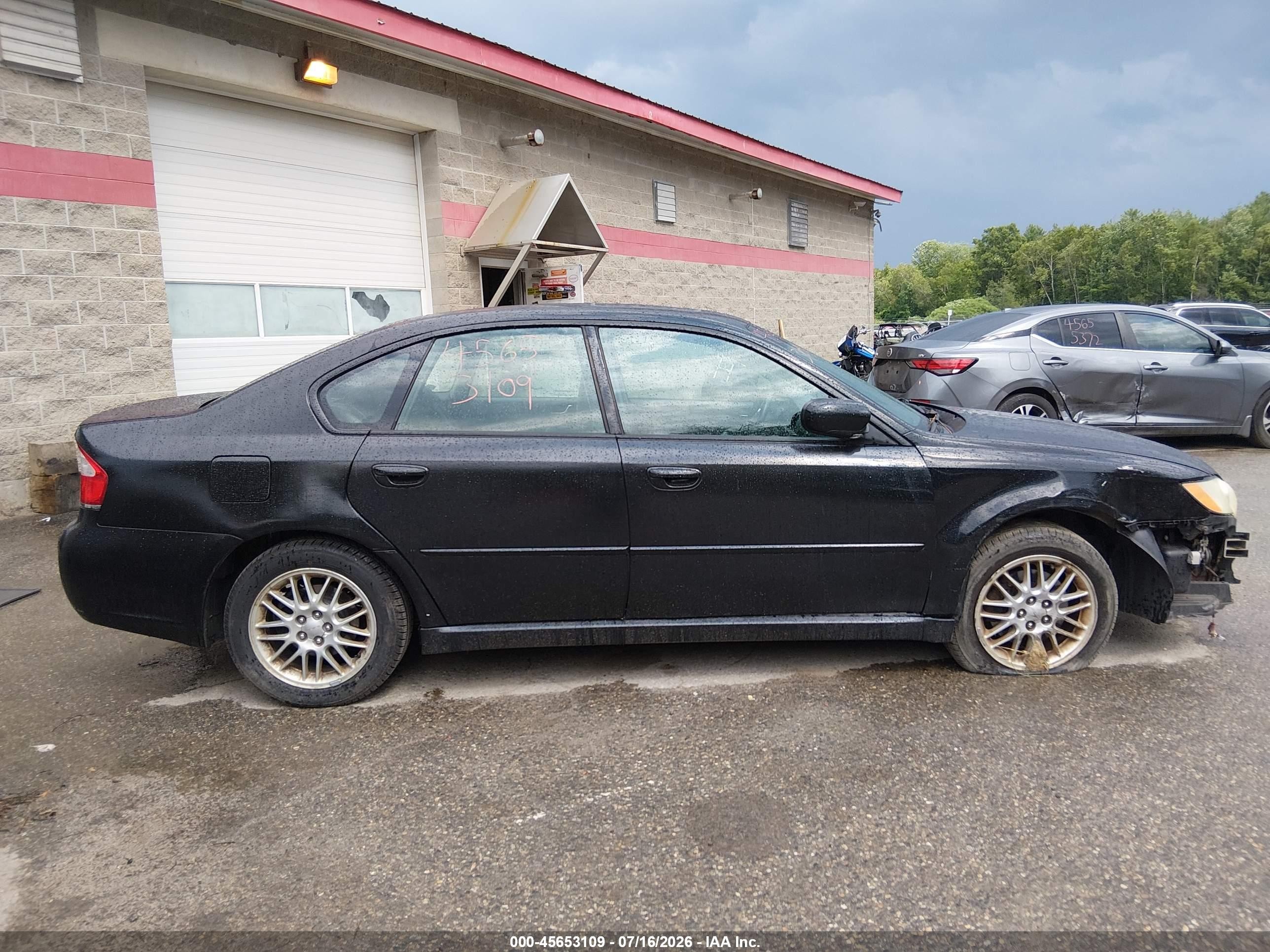 2009 Subaru Legacy 2.5i Limited Черный vin: 4S3BL626697229825