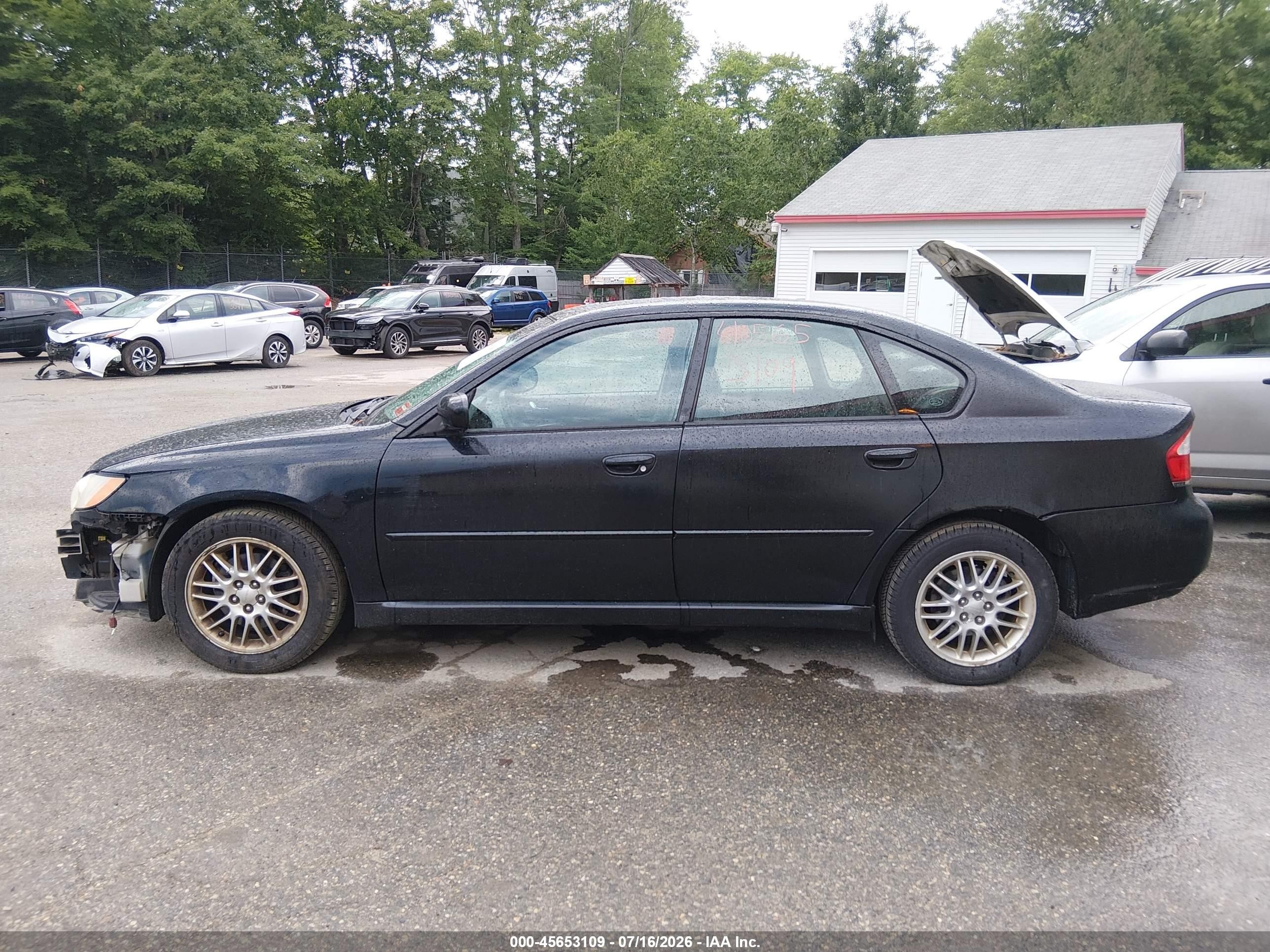 2009 Subaru Legacy 2.5i Limited Черный vin: 4S3BL626697229825