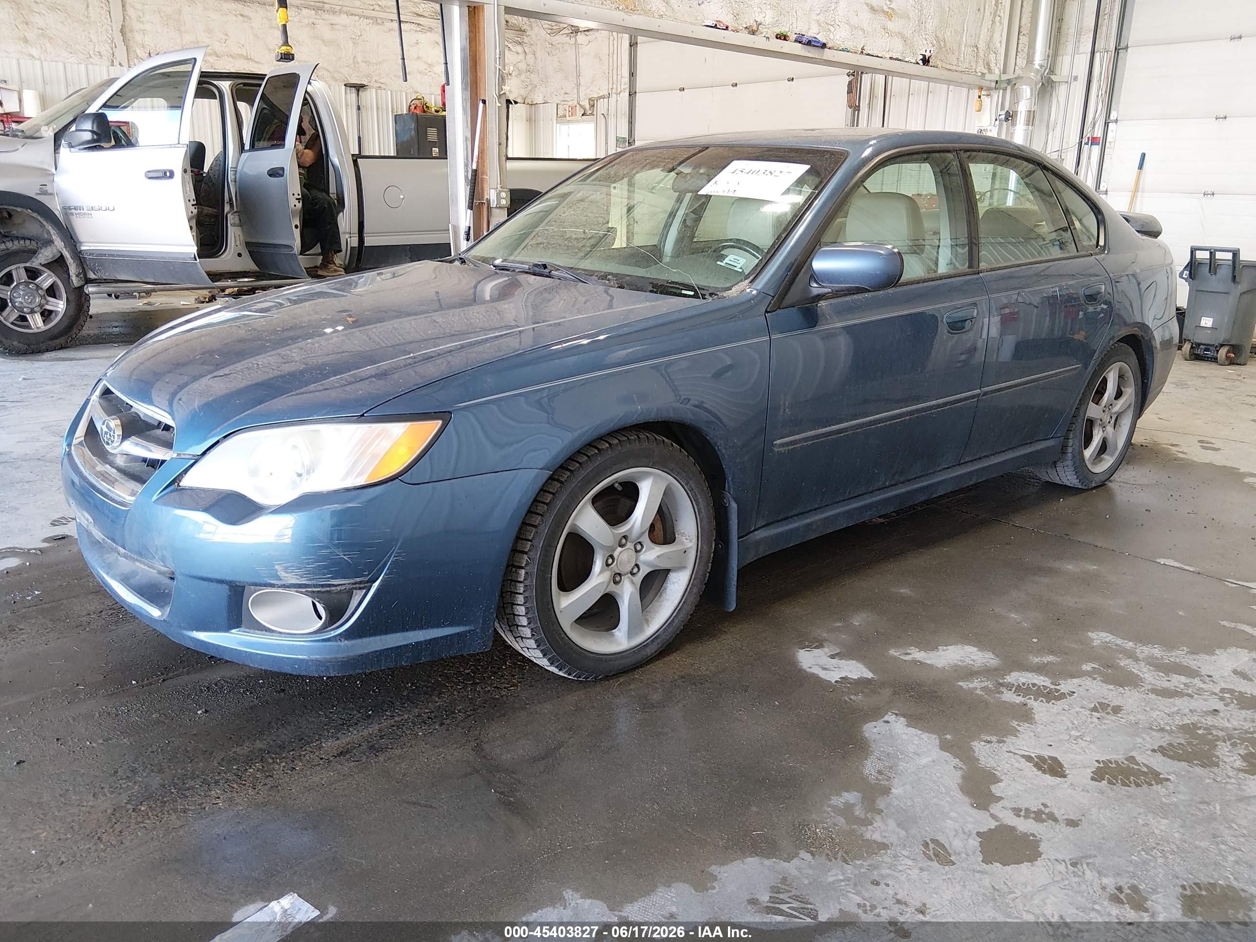 2009 Subaru Legacy 2.5i Limited Blue vin: 4S3BL626697230568