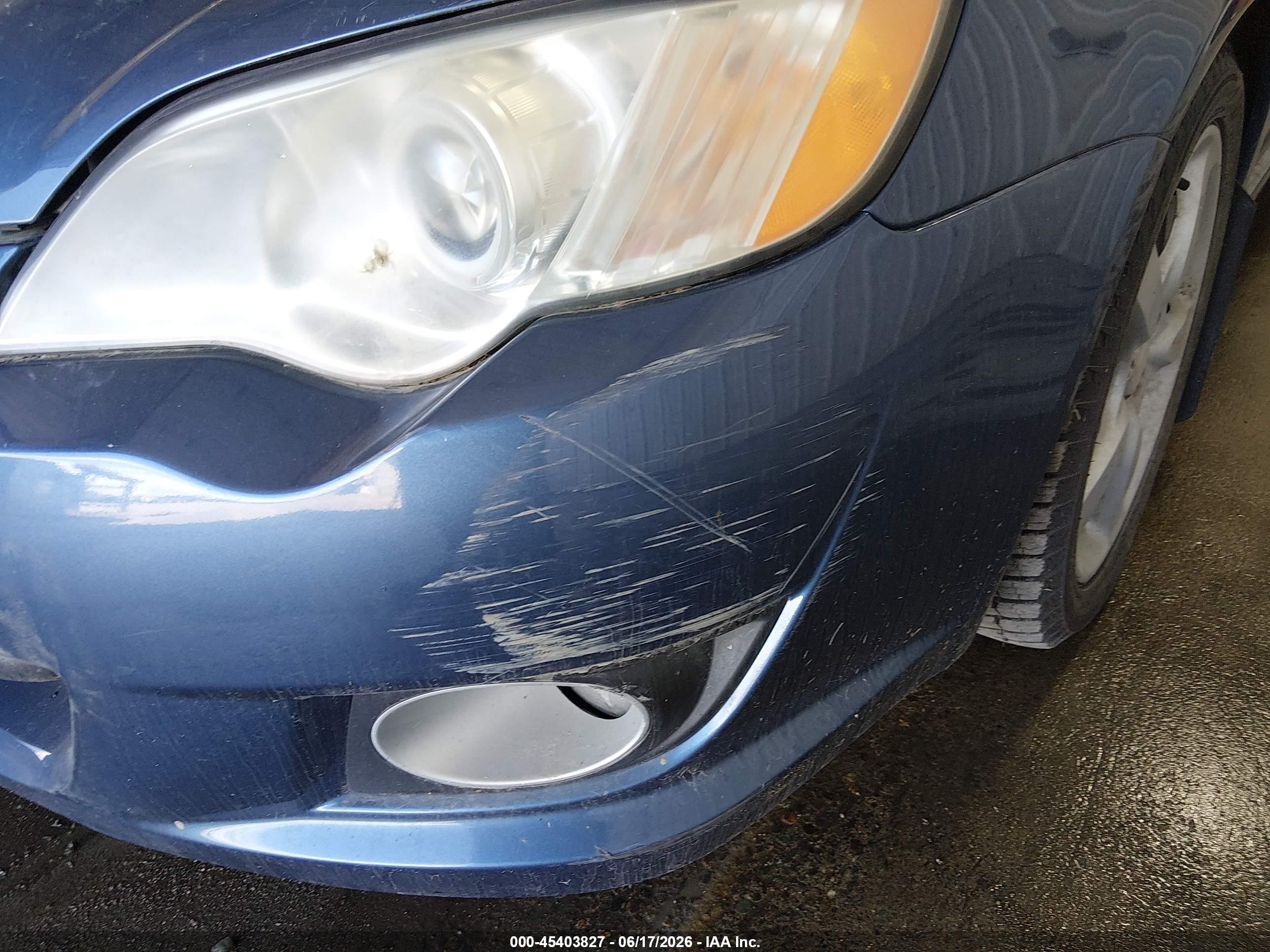 2009 Subaru Legacy 2.5i Limited Blue vin: 4S3BL626697230568