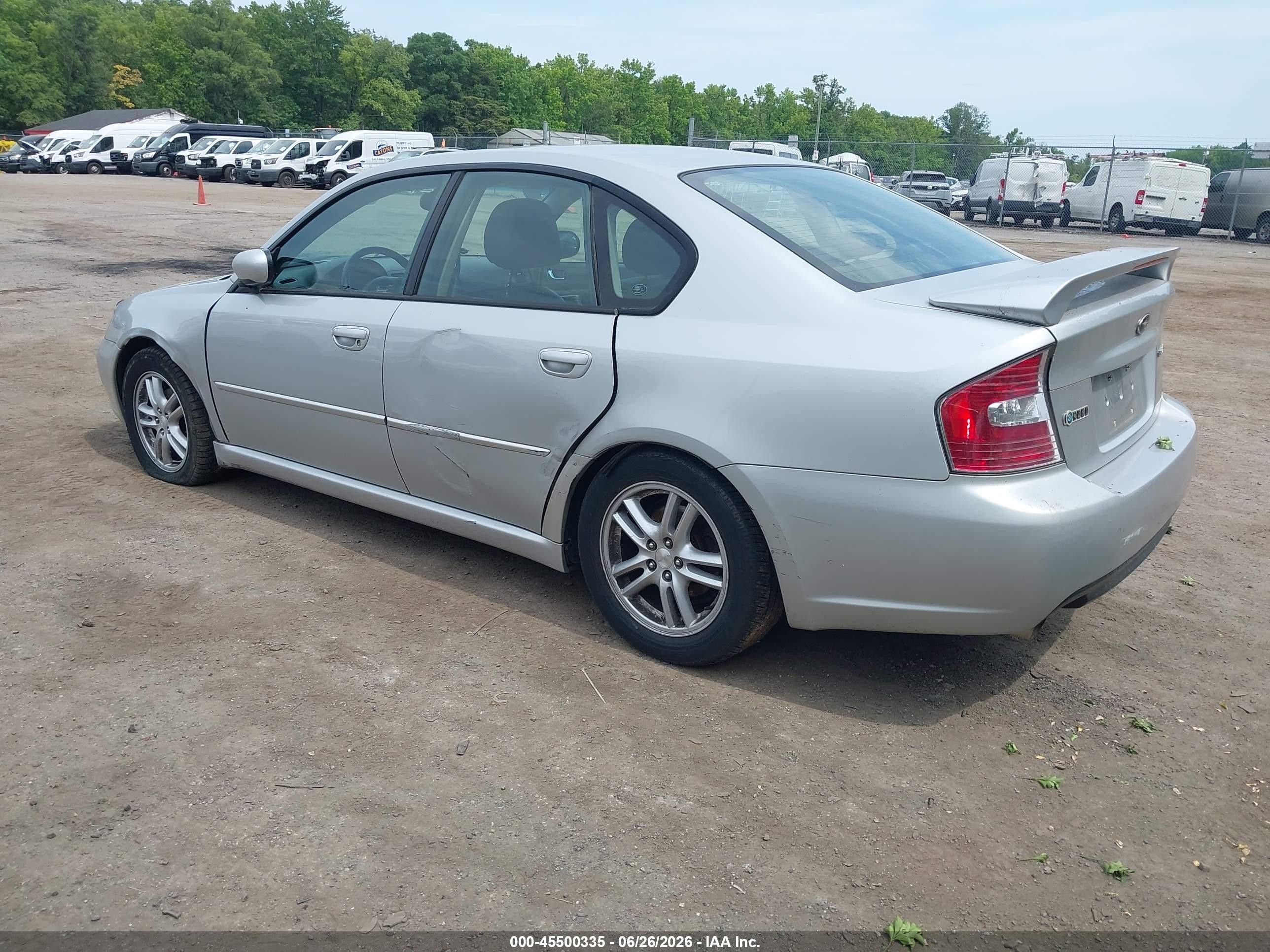 2005 Subaru Legacy 2.5i Limited Silver vin: 4S3BL626757220156