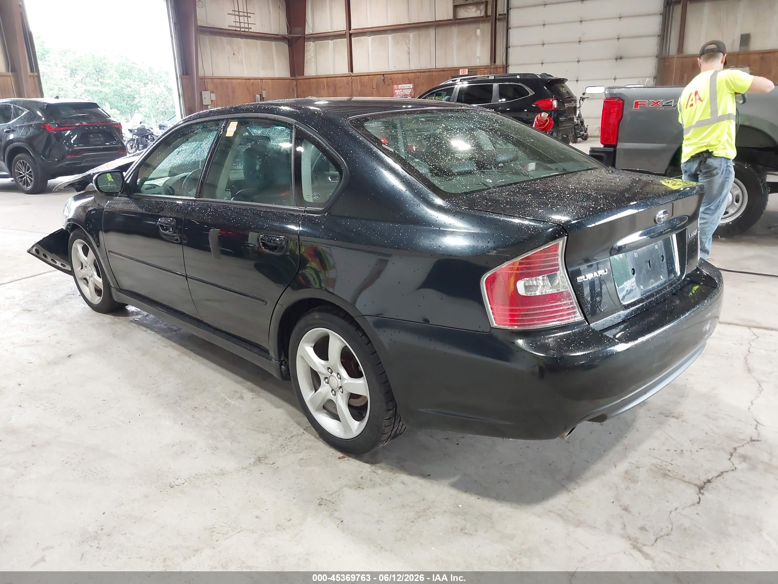 2007 Subaru Legacy 2.5i Limited Black vin: 4S3BL626777203635