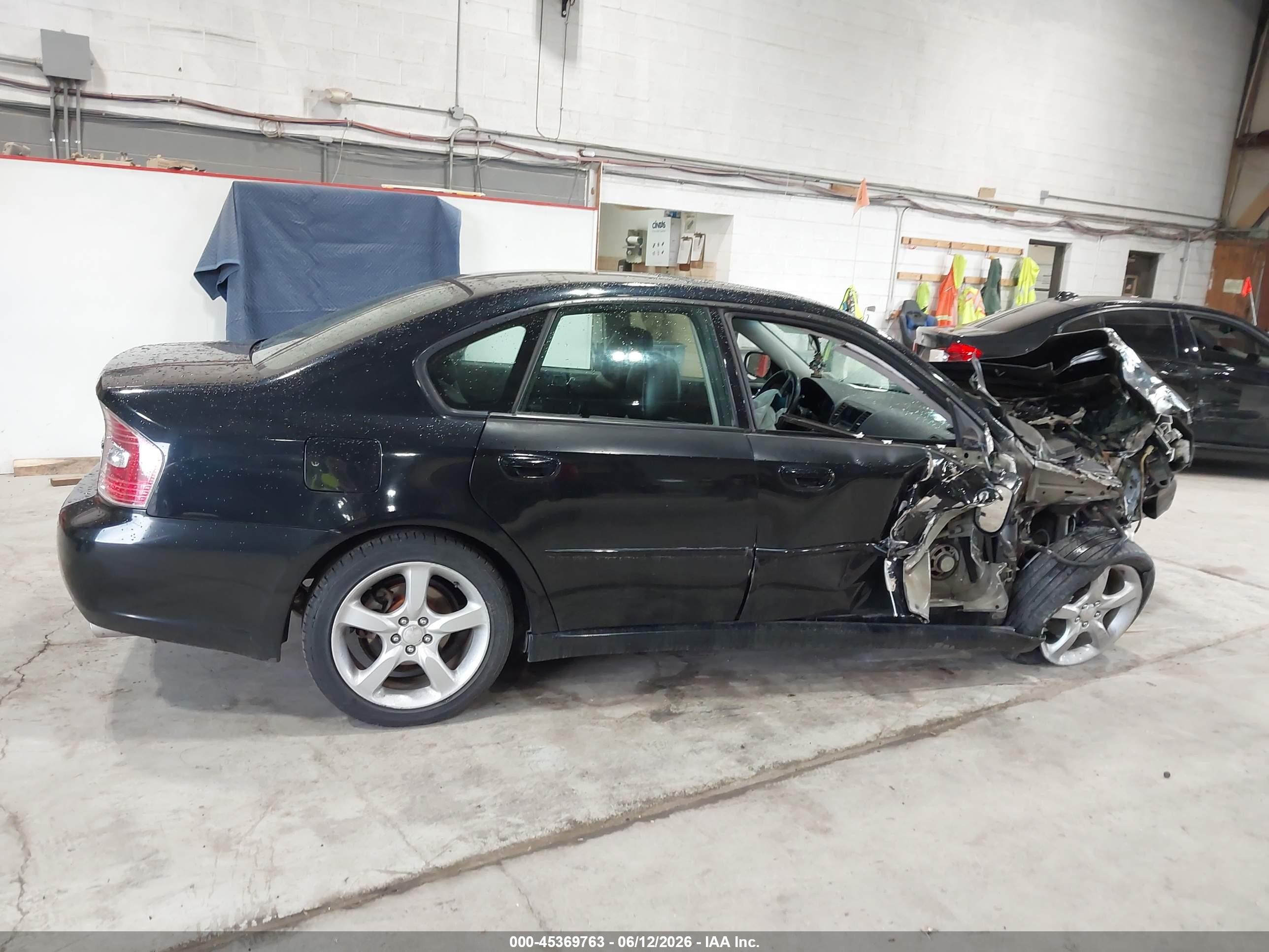 2007 Subaru Legacy 2.5i Limited Black vin: 4S3BL626777203635