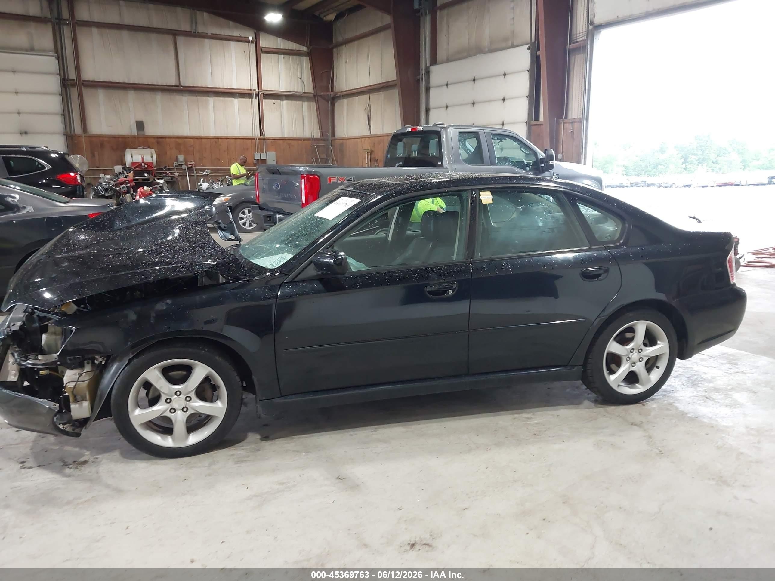 2007 Subaru Legacy 2.5i Limited Black vin: 4S3BL626777203635