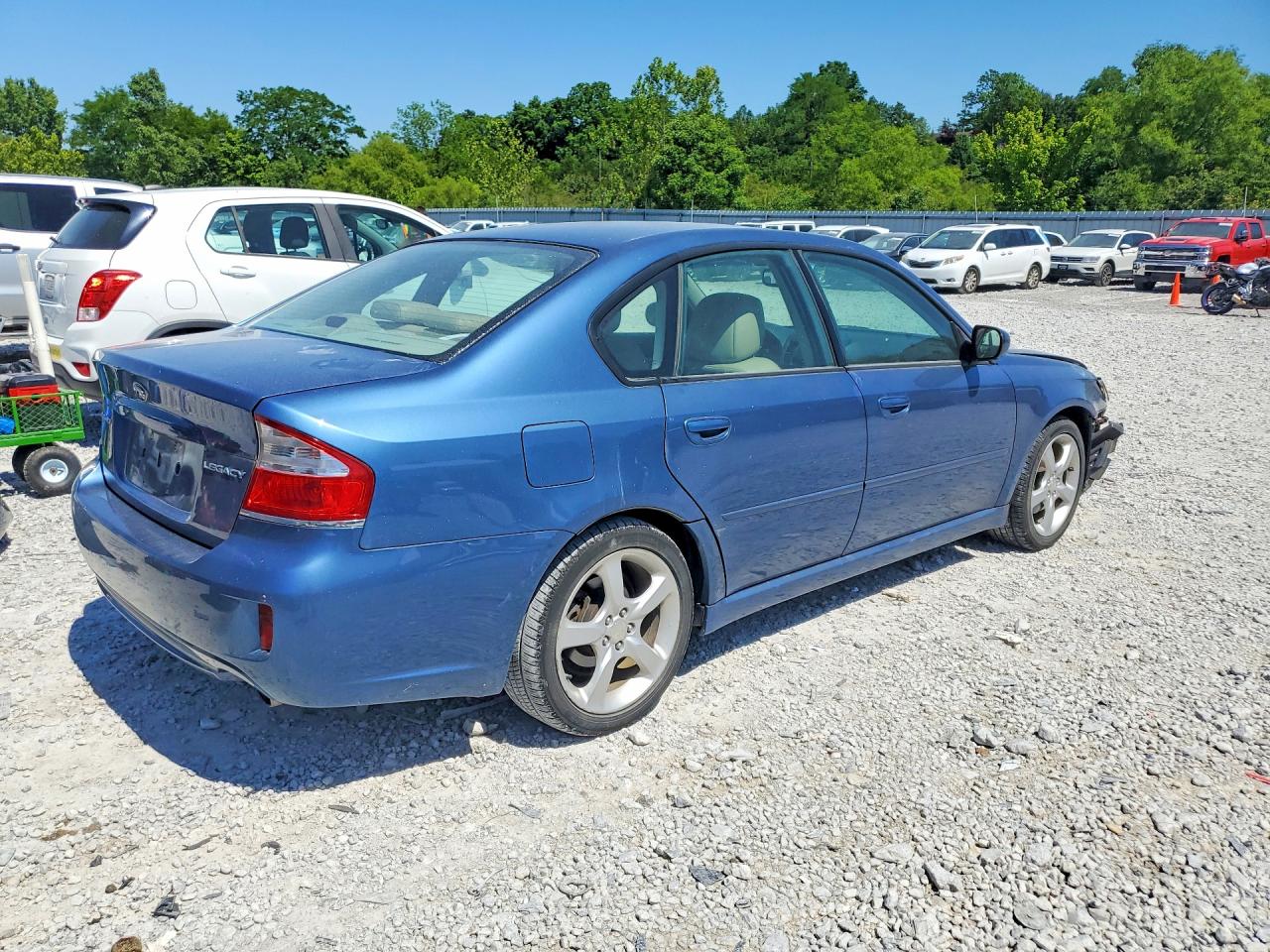 2008 Subaru Legacy 2.5i Limited Синий vin: 4S3BL626787224101