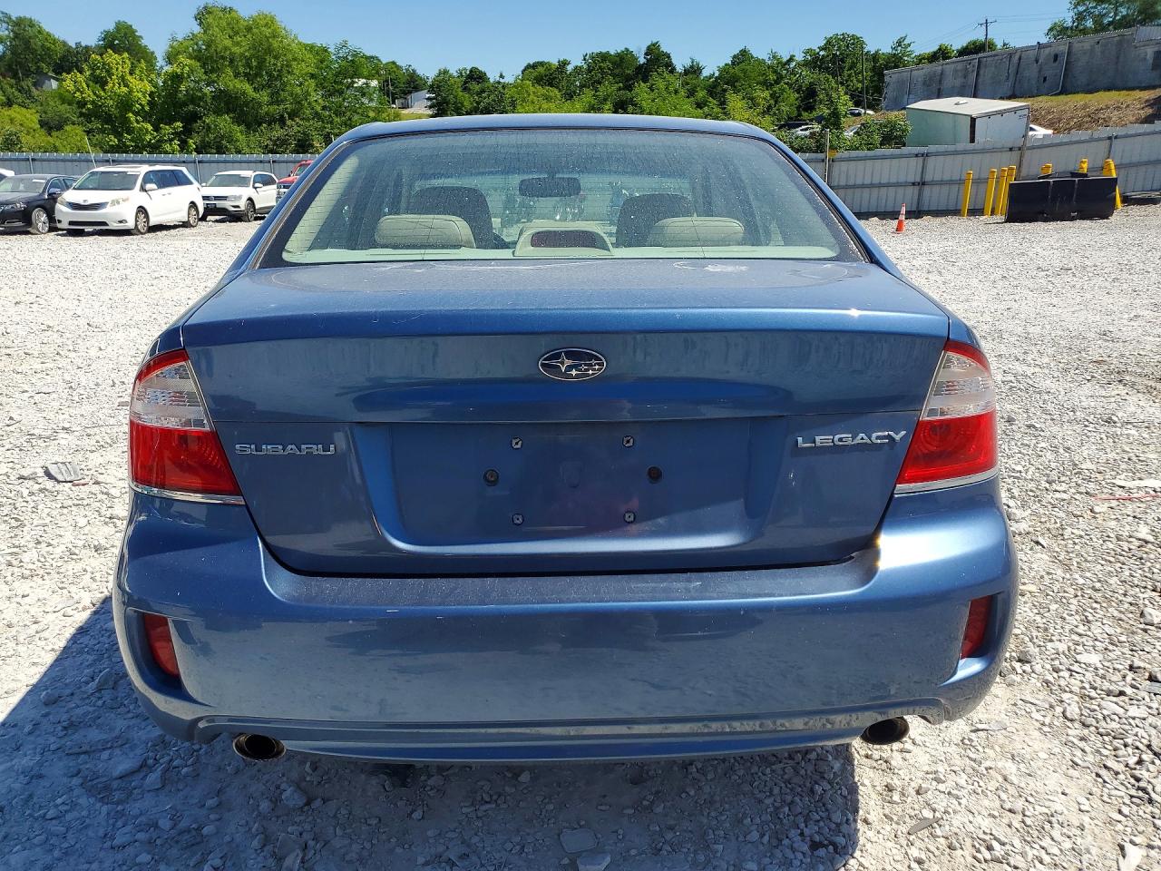 2008 Subaru Legacy 2.5i Limited Синий vin: 4S3BL626787224101