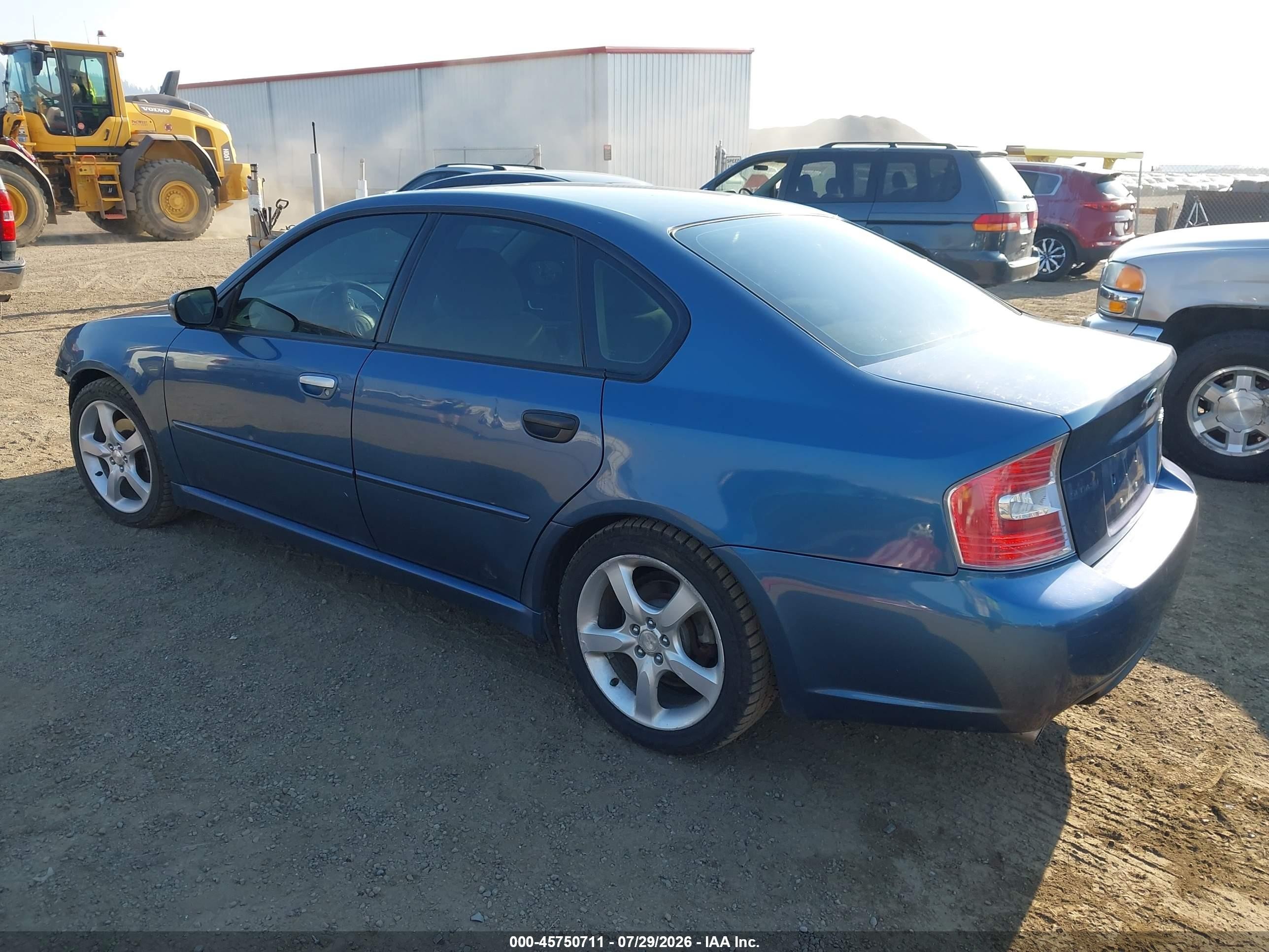 2006 Subaru Legacy 2.5i/2.5i Limited Blue vin: 4S3BL626867210432
